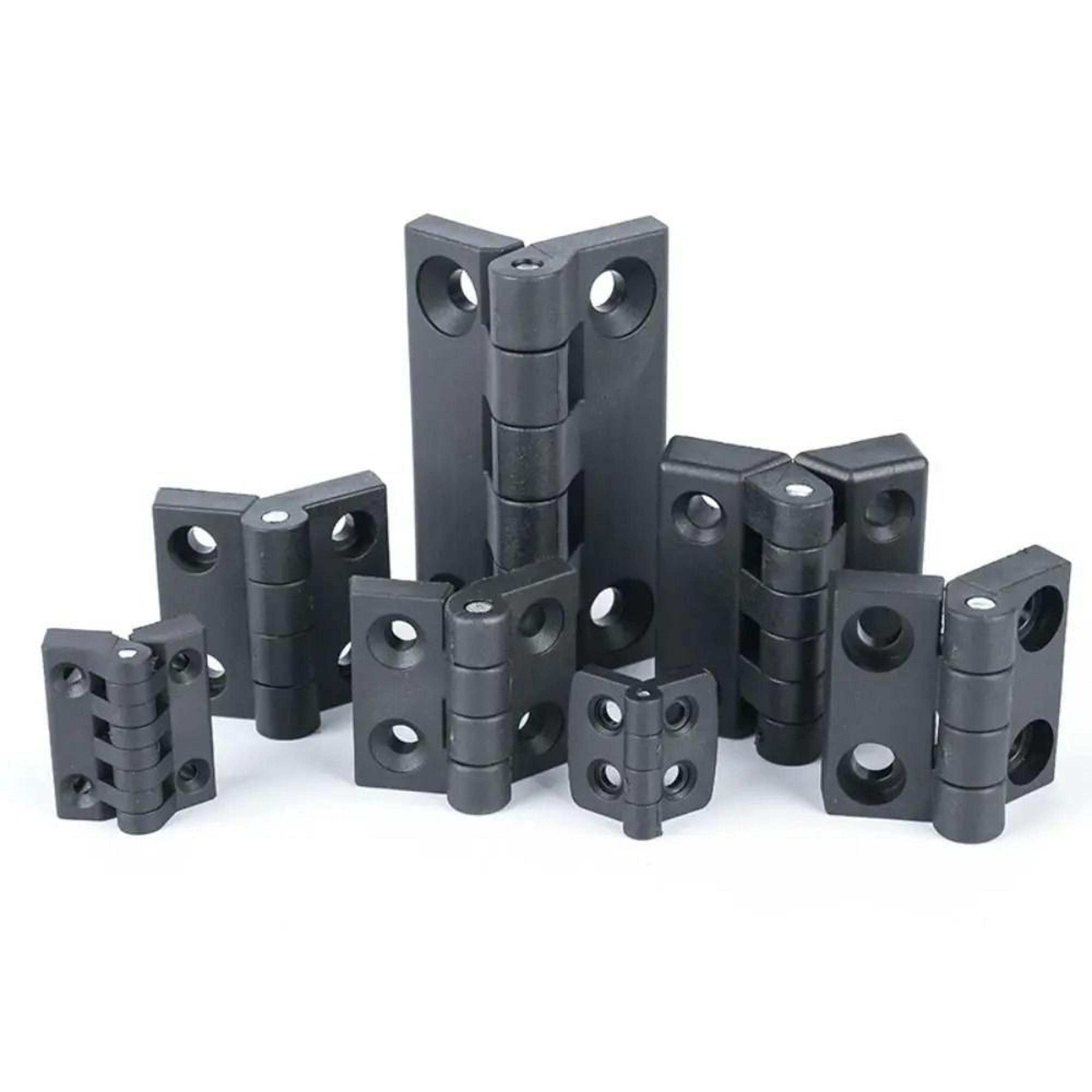 durable black abs plastic butt hinge for furniture doors
