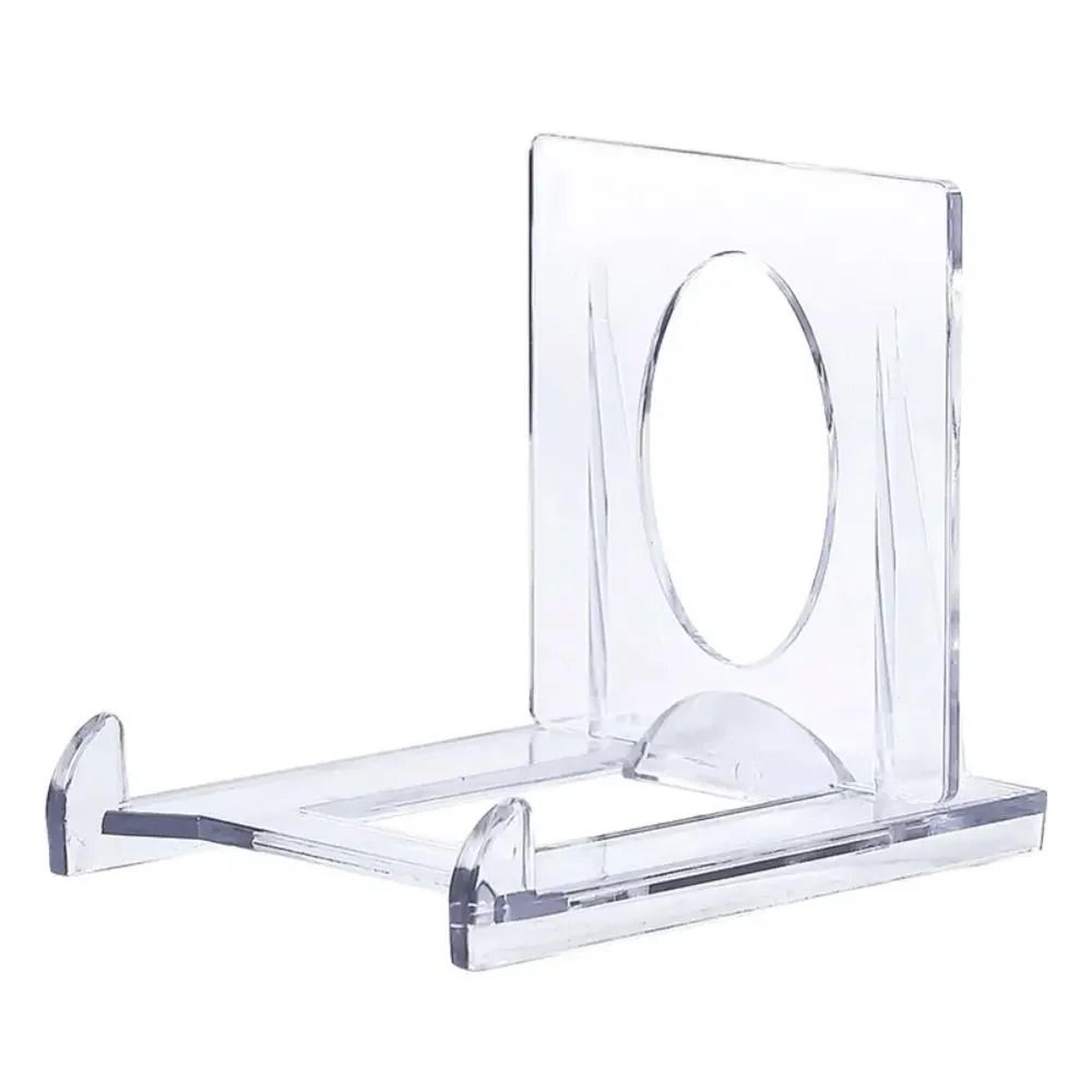 adjustable clear mini easel picture and collectible display stand