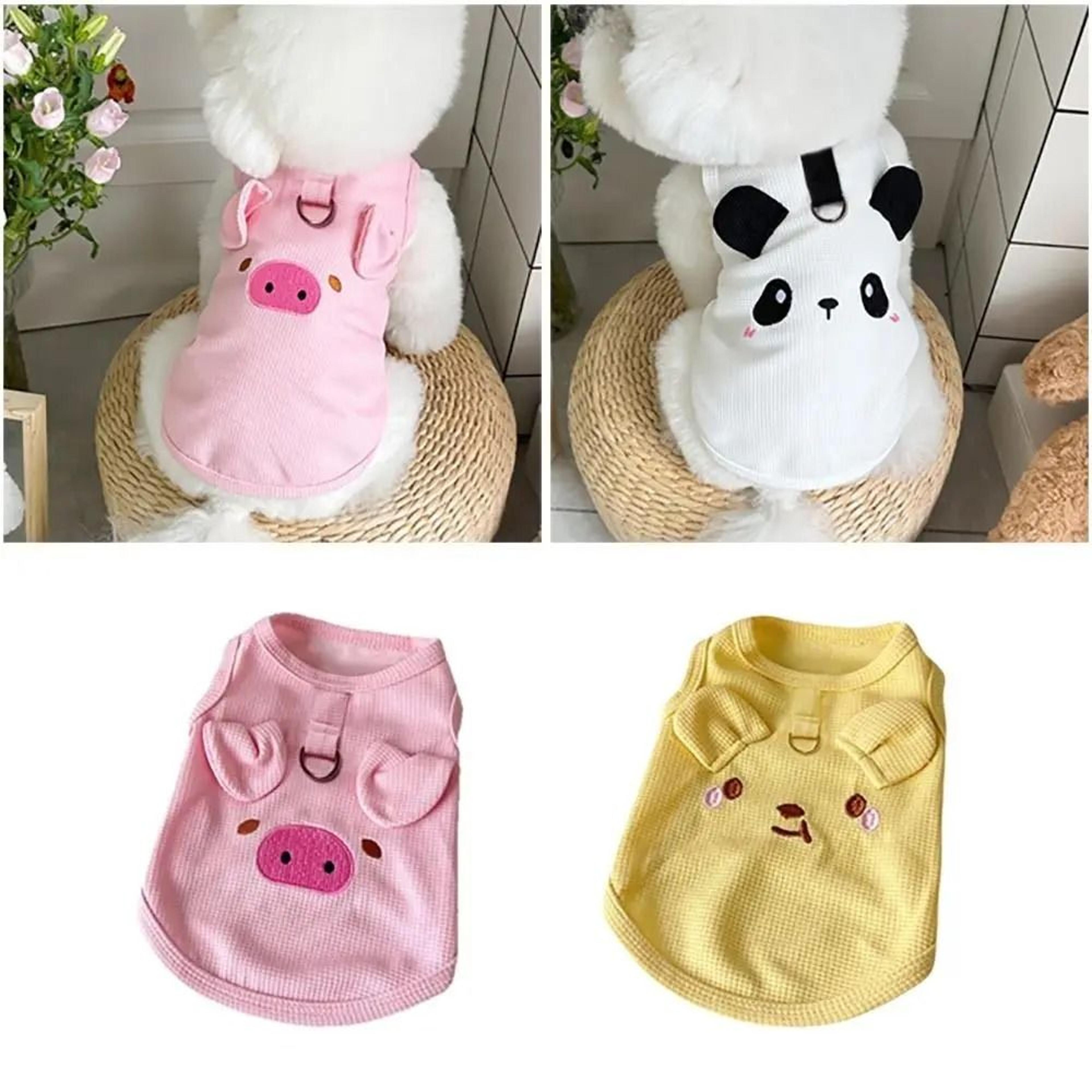 soft cotton cat vest for small and medium pets
