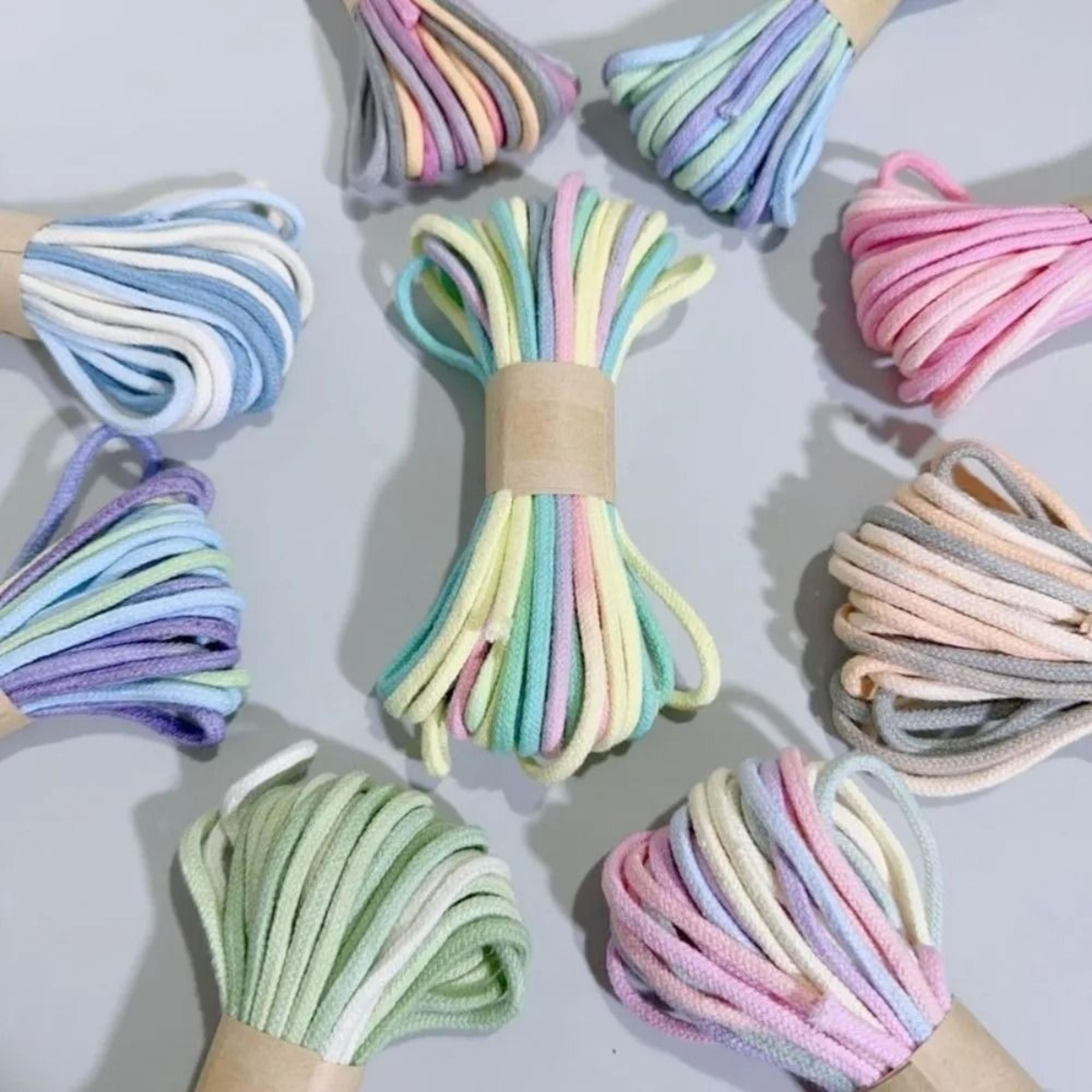 ten meter gradient cotton macrame rope for colorful diy crafts