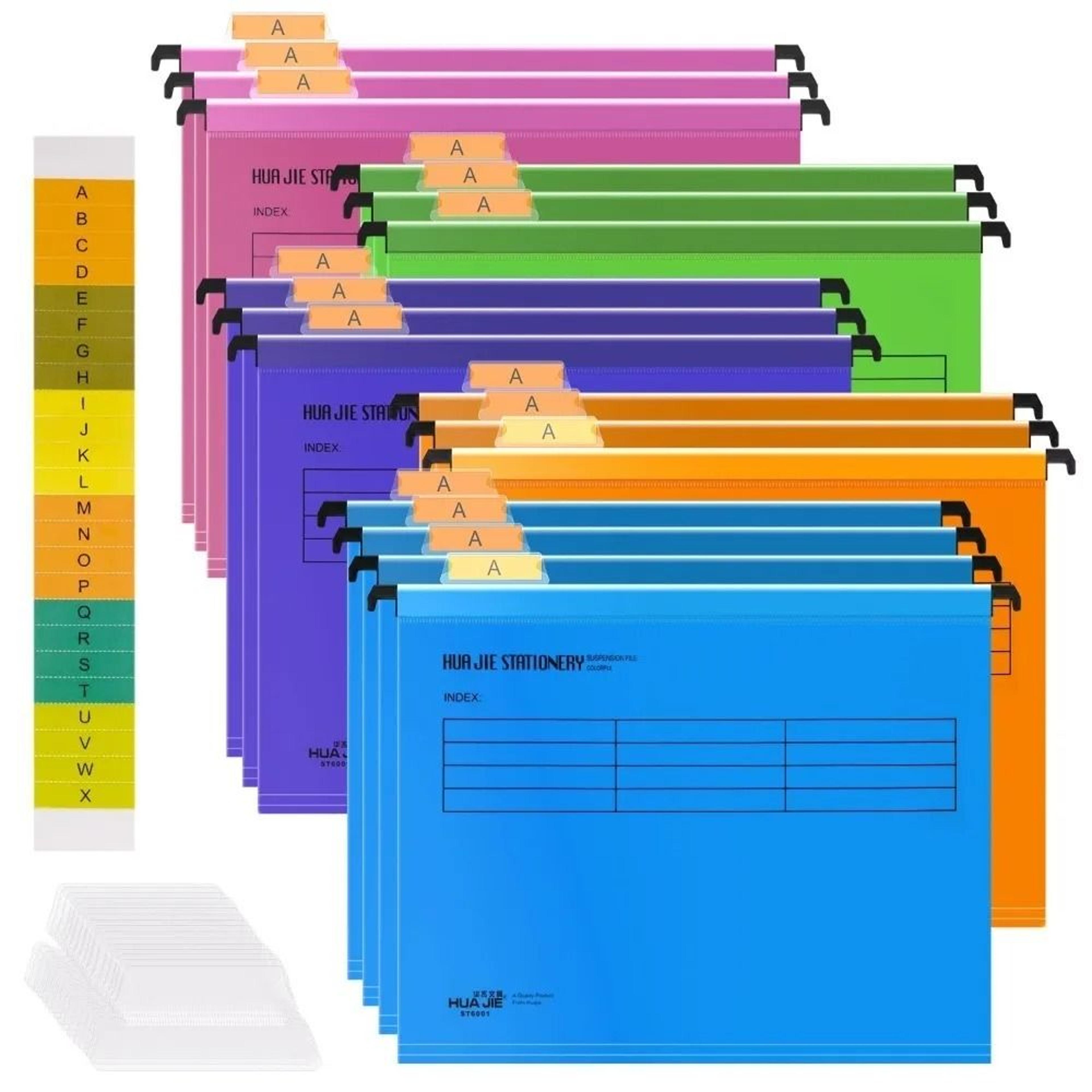 a4 pvc hanging file folder with hooks for organized storage