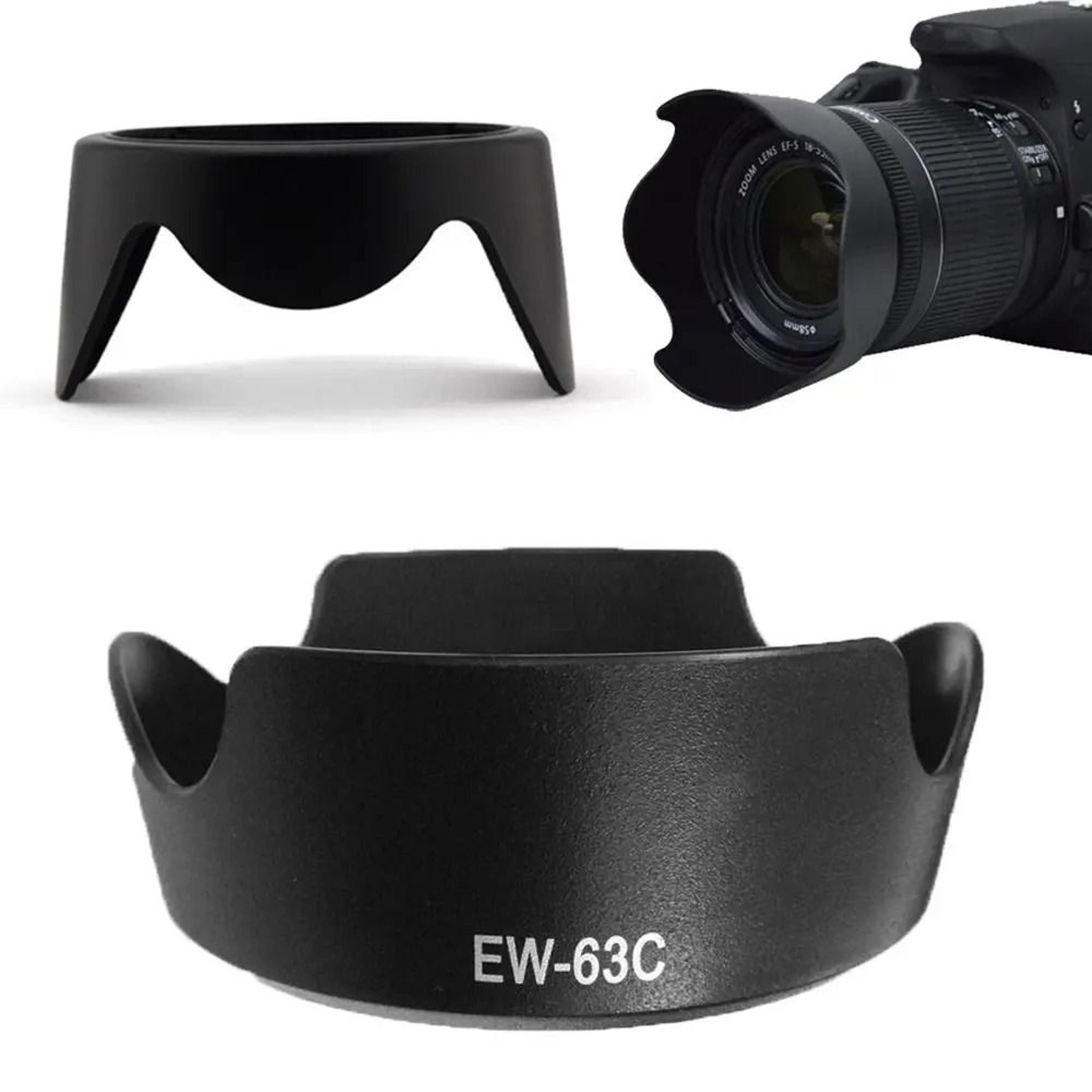 ew63c reversible lens hood for canon efs 18 55mm stm
