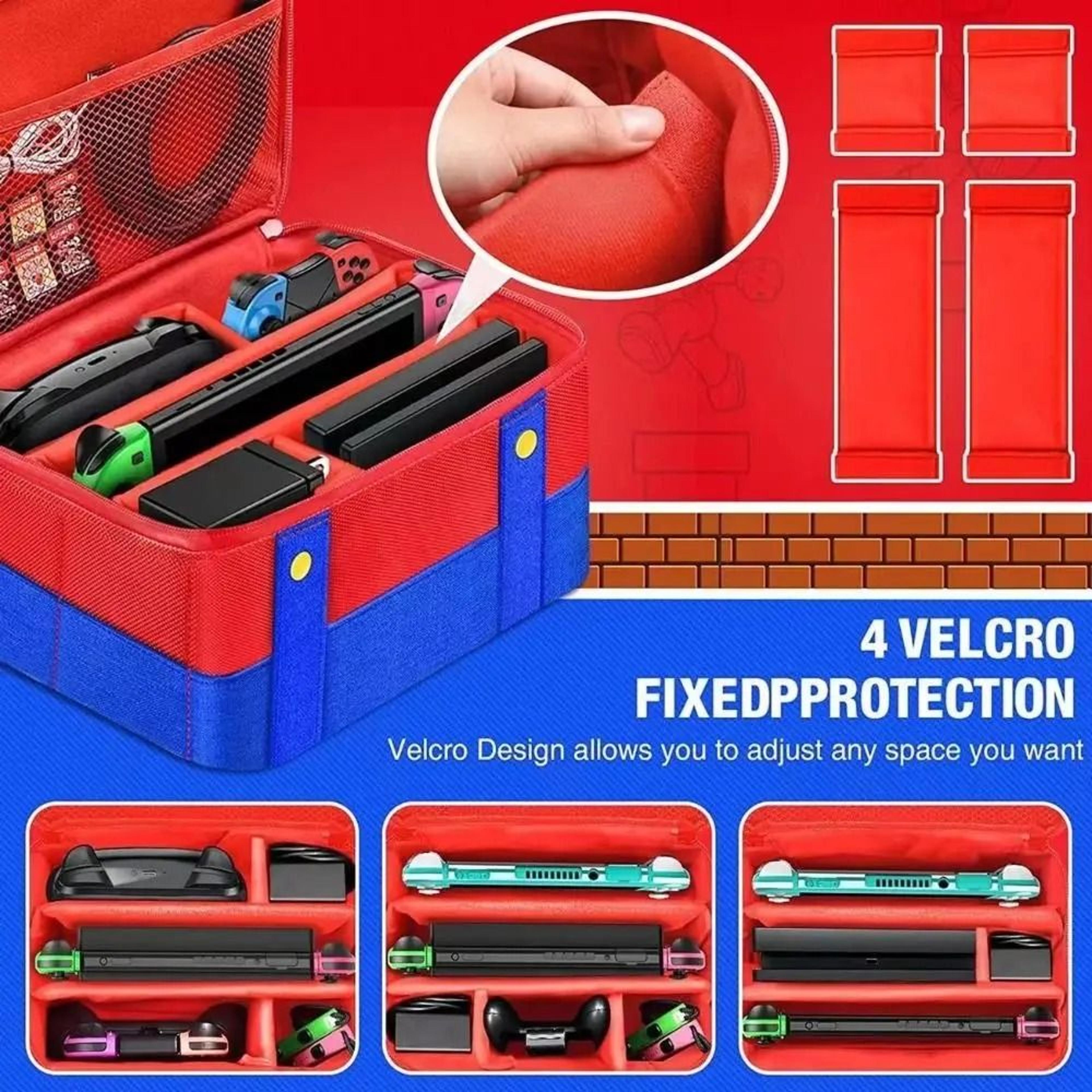 large nintendo switch oled travel case for console controller accessories