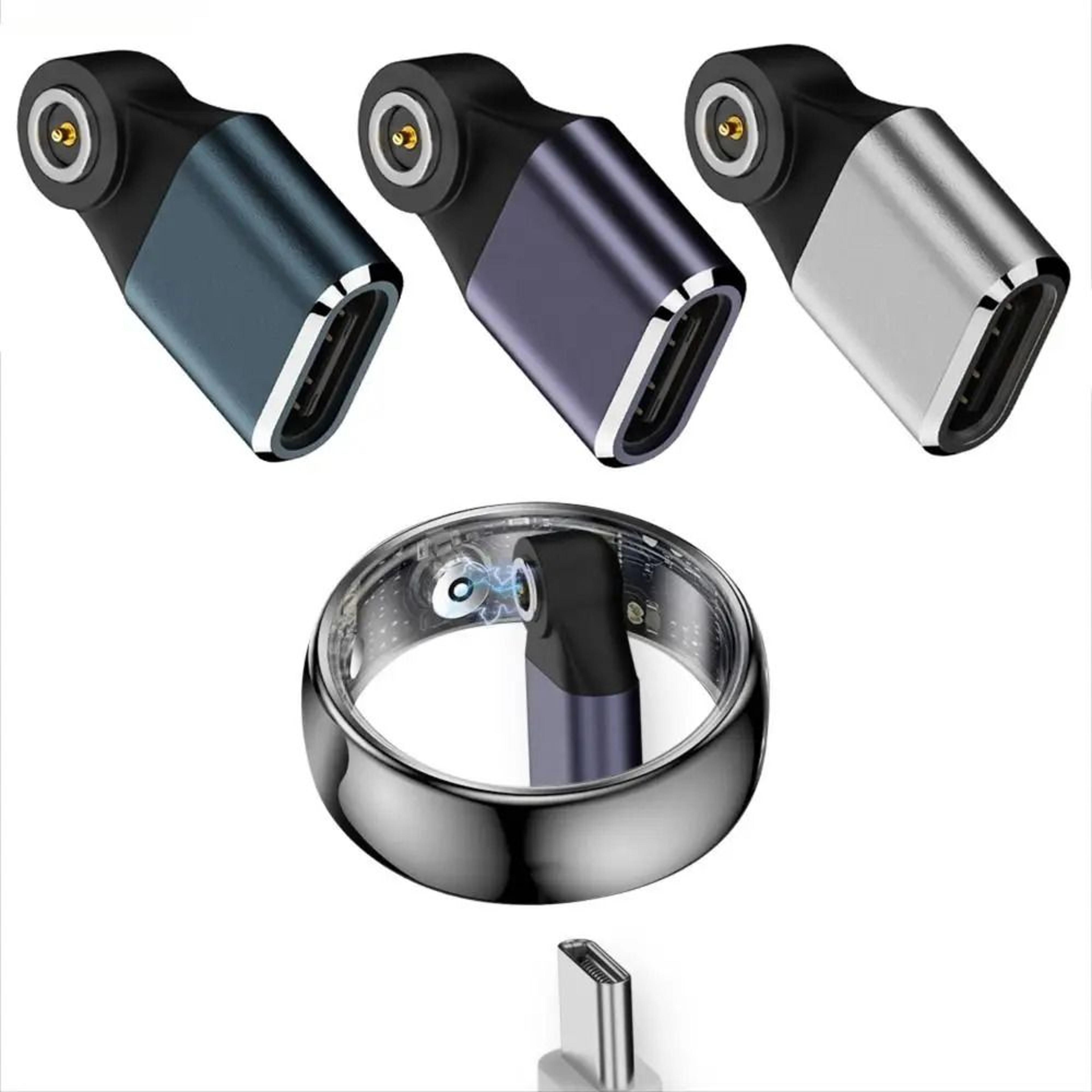 smart ring magnetic charging adapter with indicator light and protection