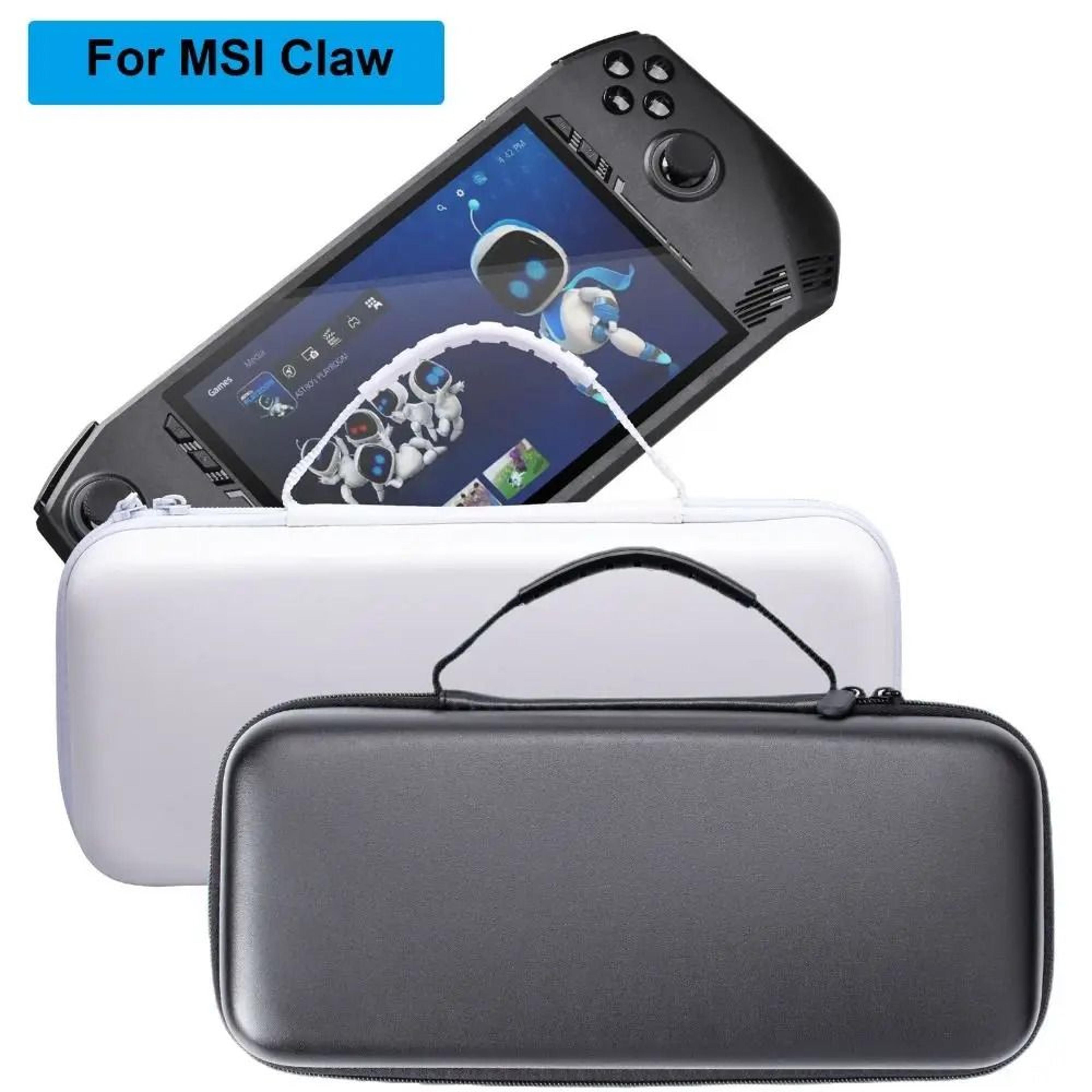 portable eva travel case for msi claw a1m handheld console