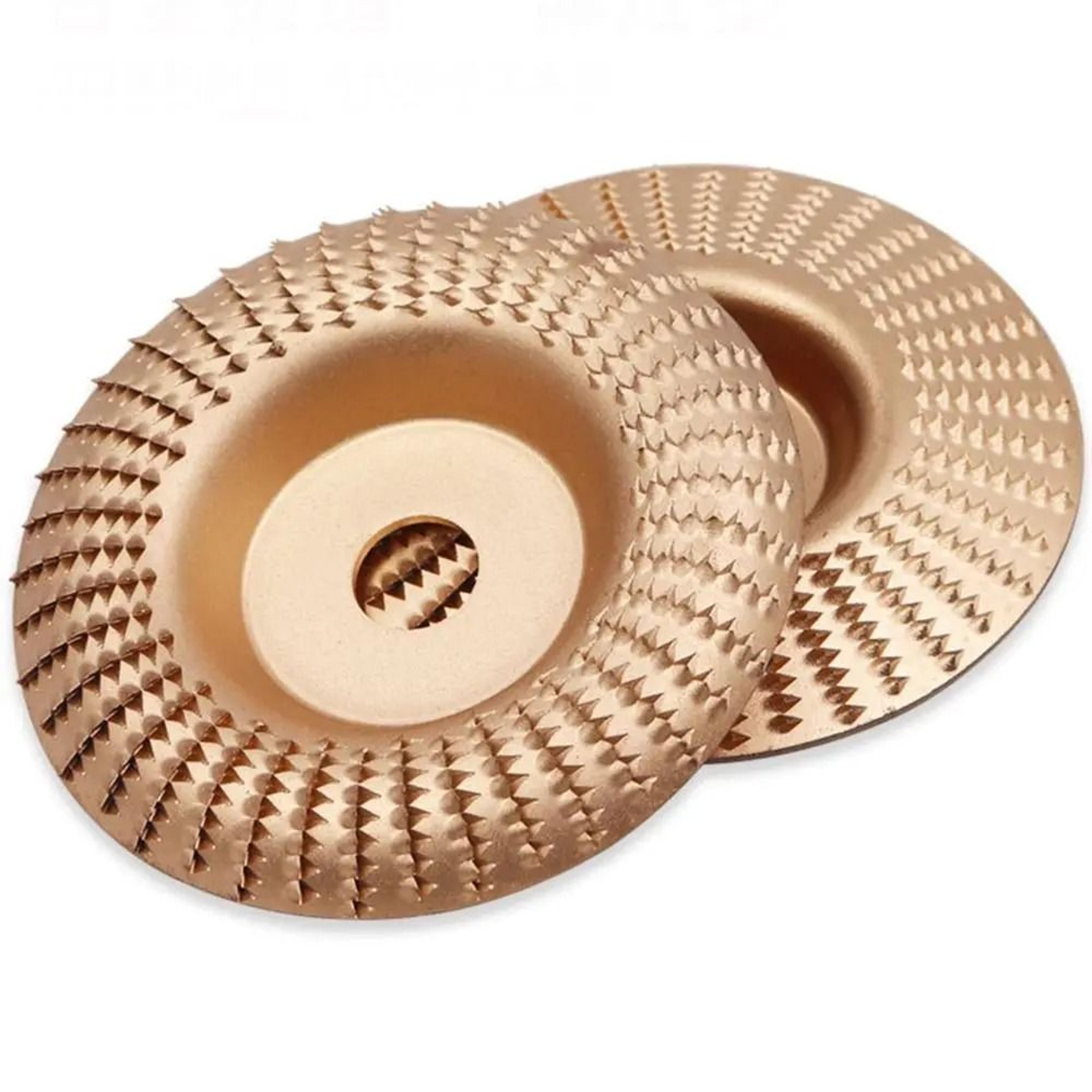 carbon steel wood carving disc for precise angle grinder shaping