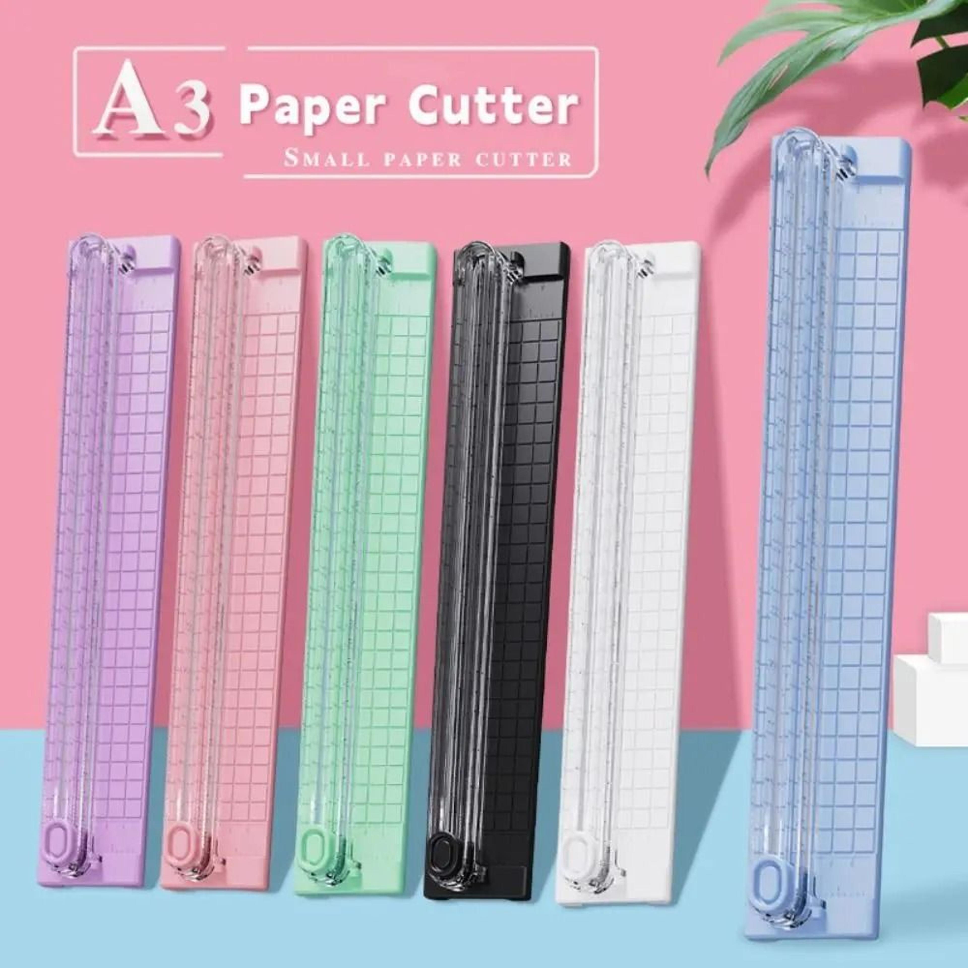 portable a3 a4 paper trimmer with pull out measuring ruler
