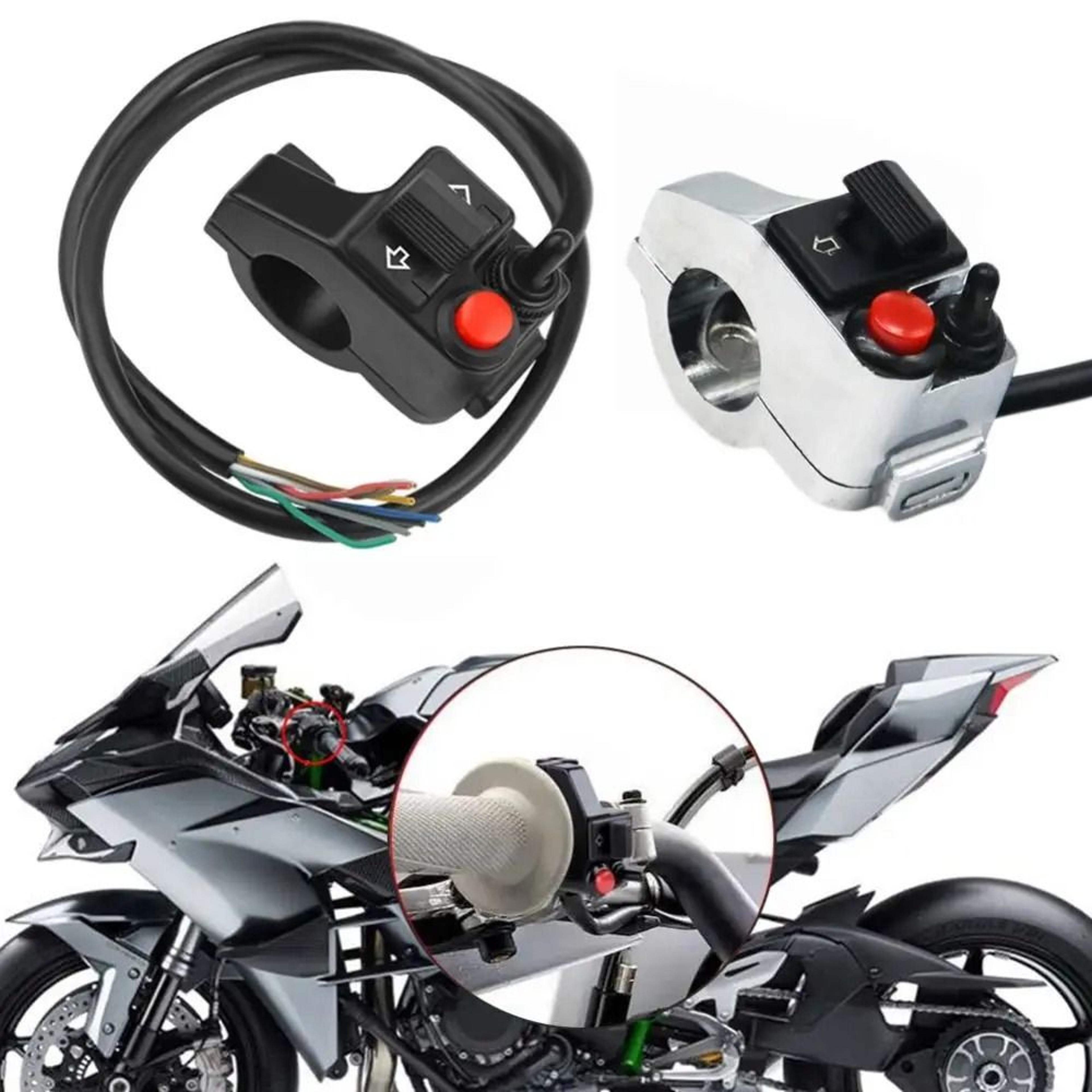 universal motorcycle handlebar switch for headlight turn signal and horn
