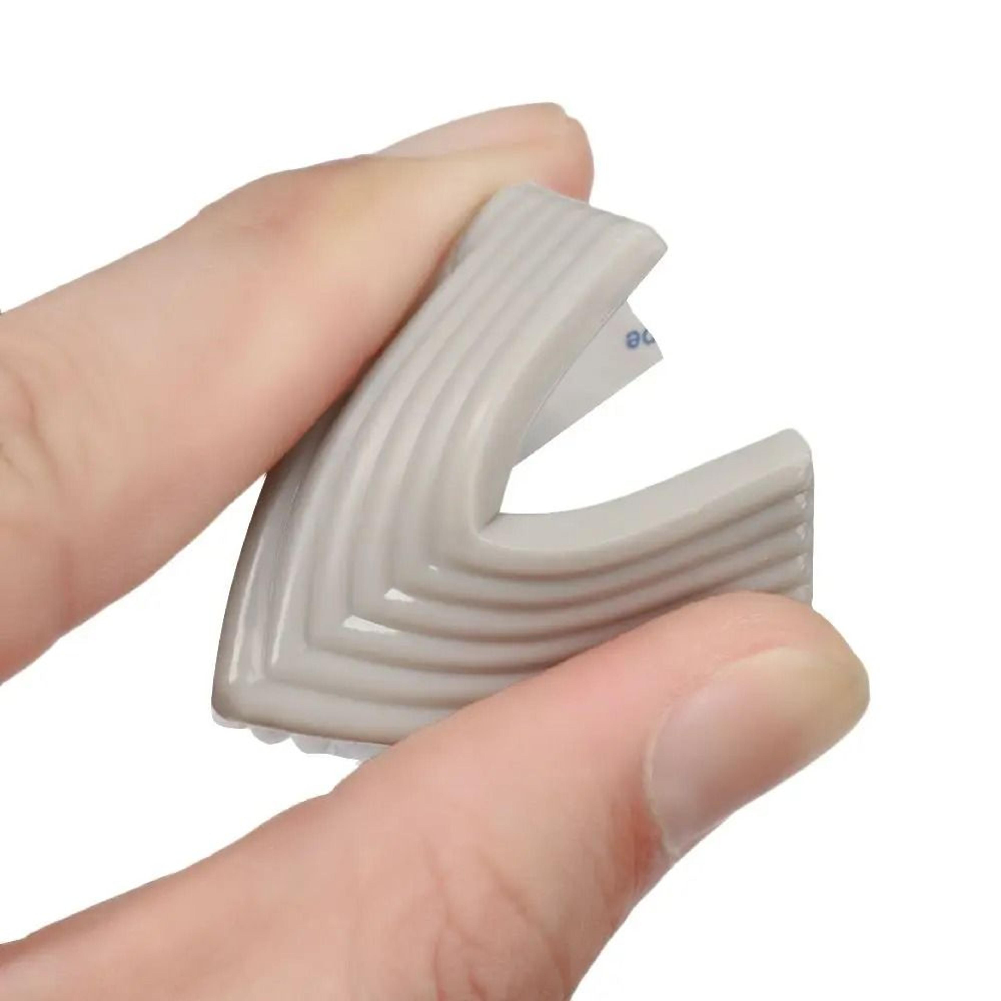 four piece soft silicone baby corner protector table guard set