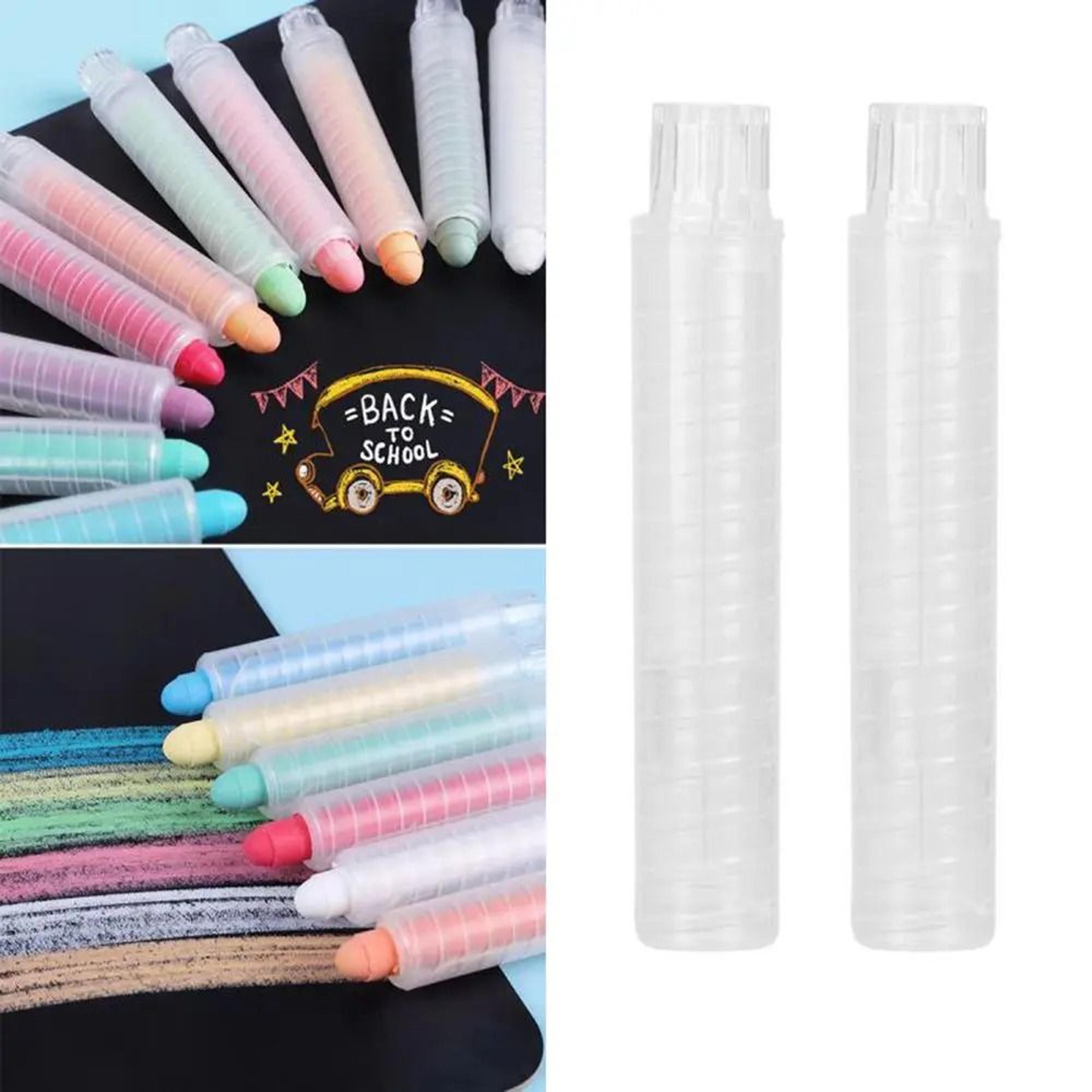 five piece adjustable transparent chalk holder and protector set