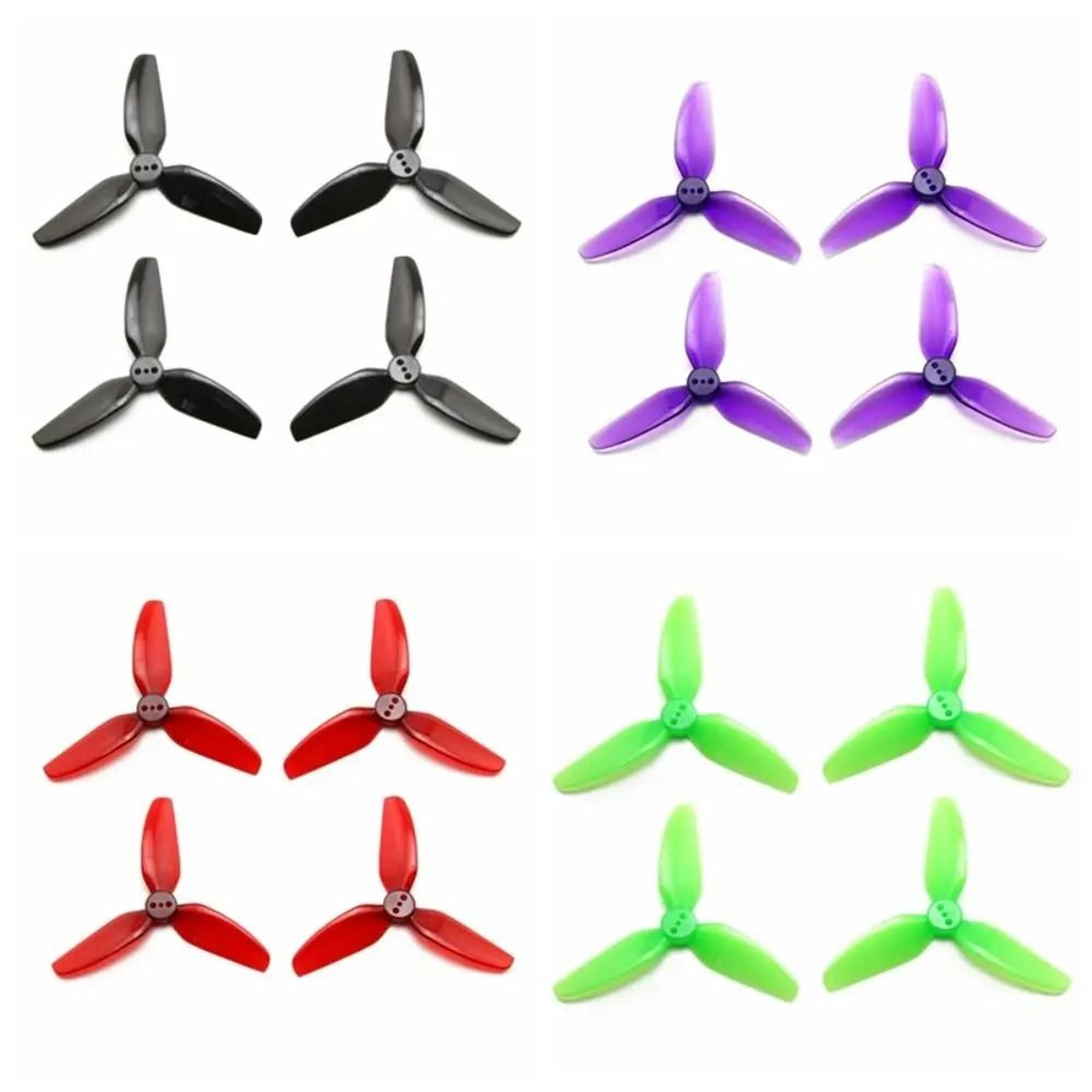 hqprop t3x3x3 3030 three blade propellers for three inch fpv drones