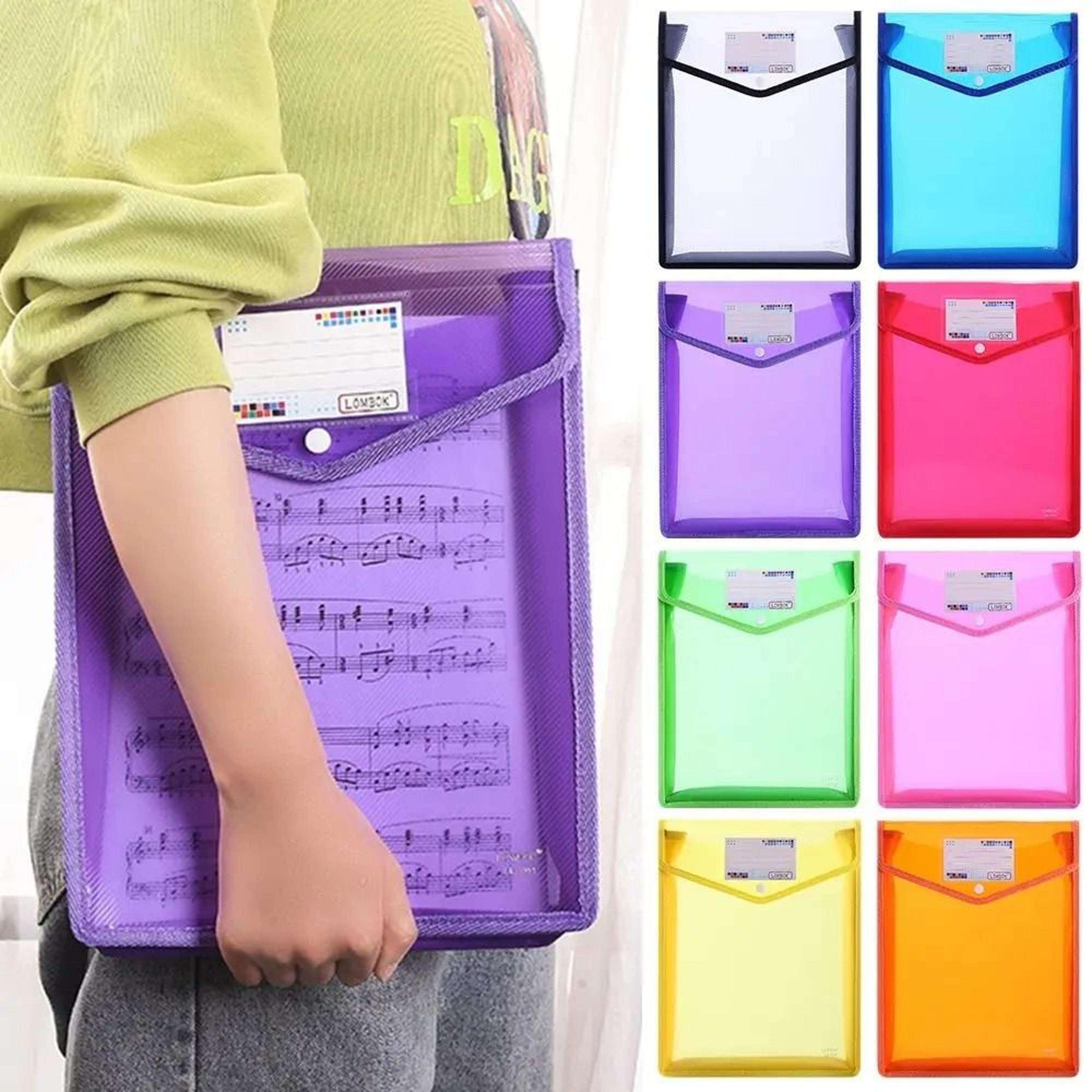 large capacity a5 document folder and office storage pouch