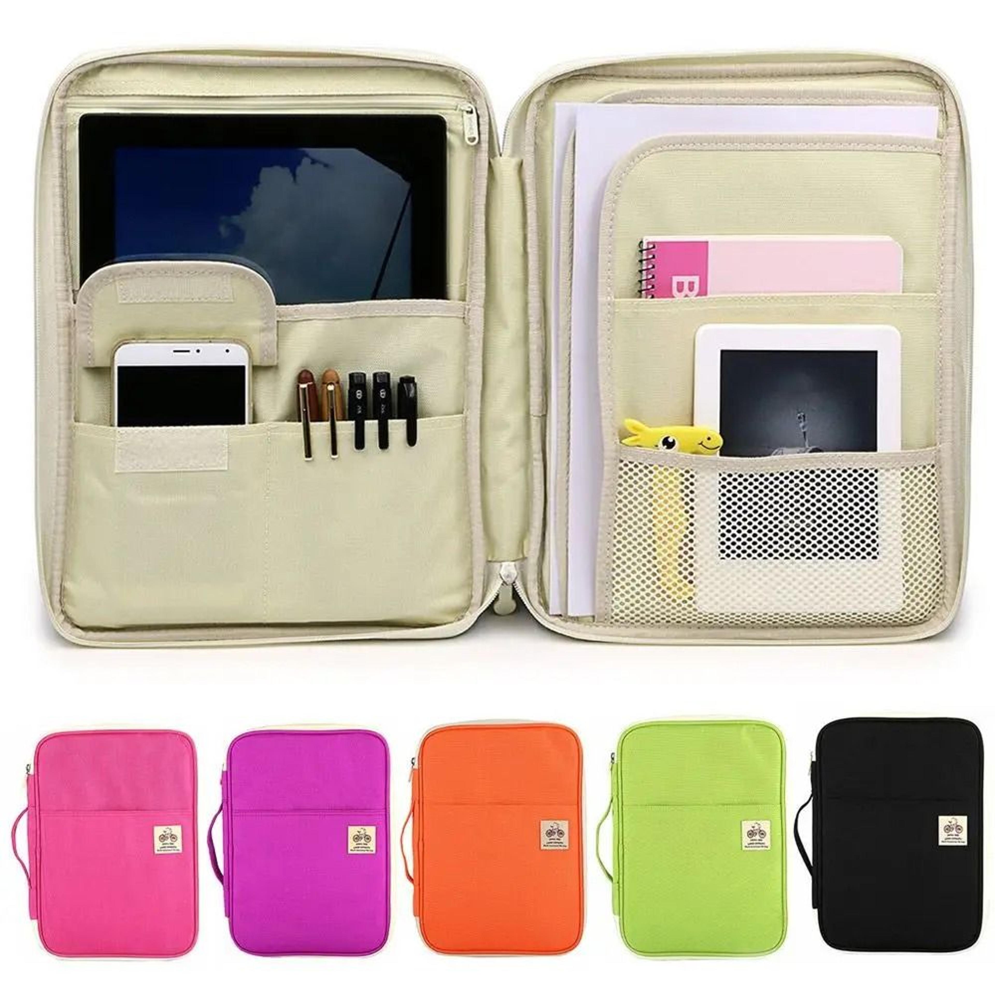 travel a4 zipped portfolio and conference document organizer