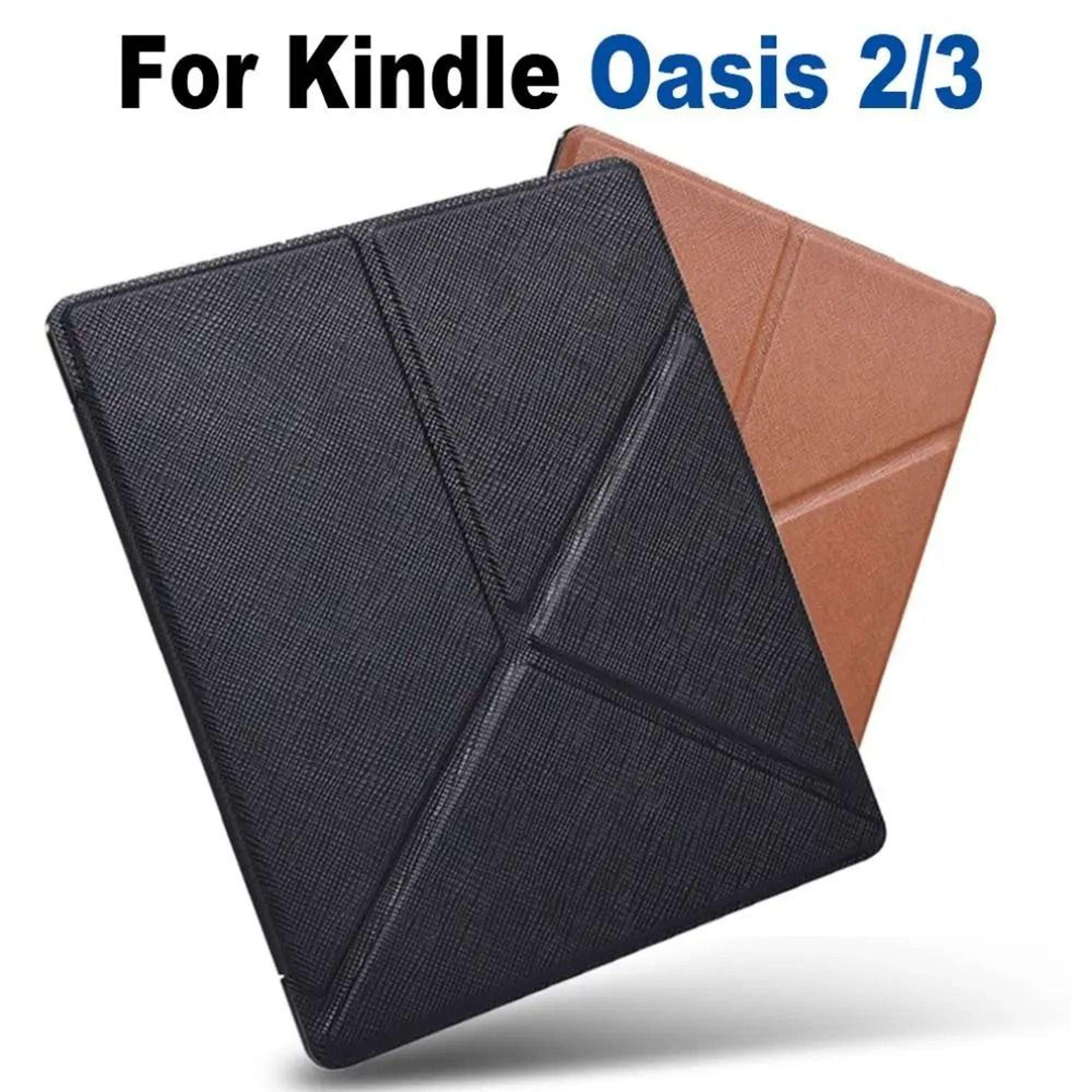 pu leather folio stand case for kindle oasis 2 and 3