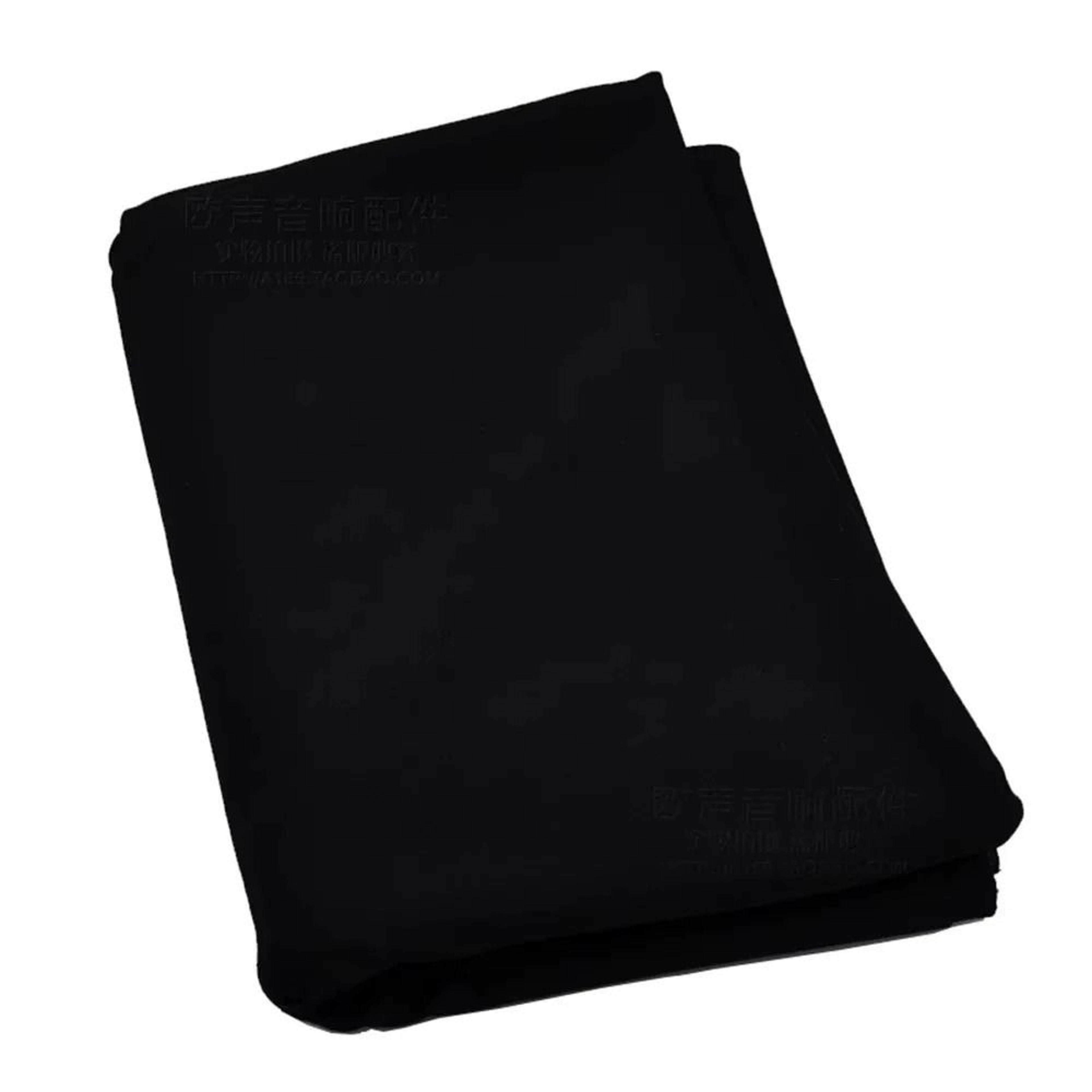 breathable black speaker grill cloth dustproof mesh fabric
