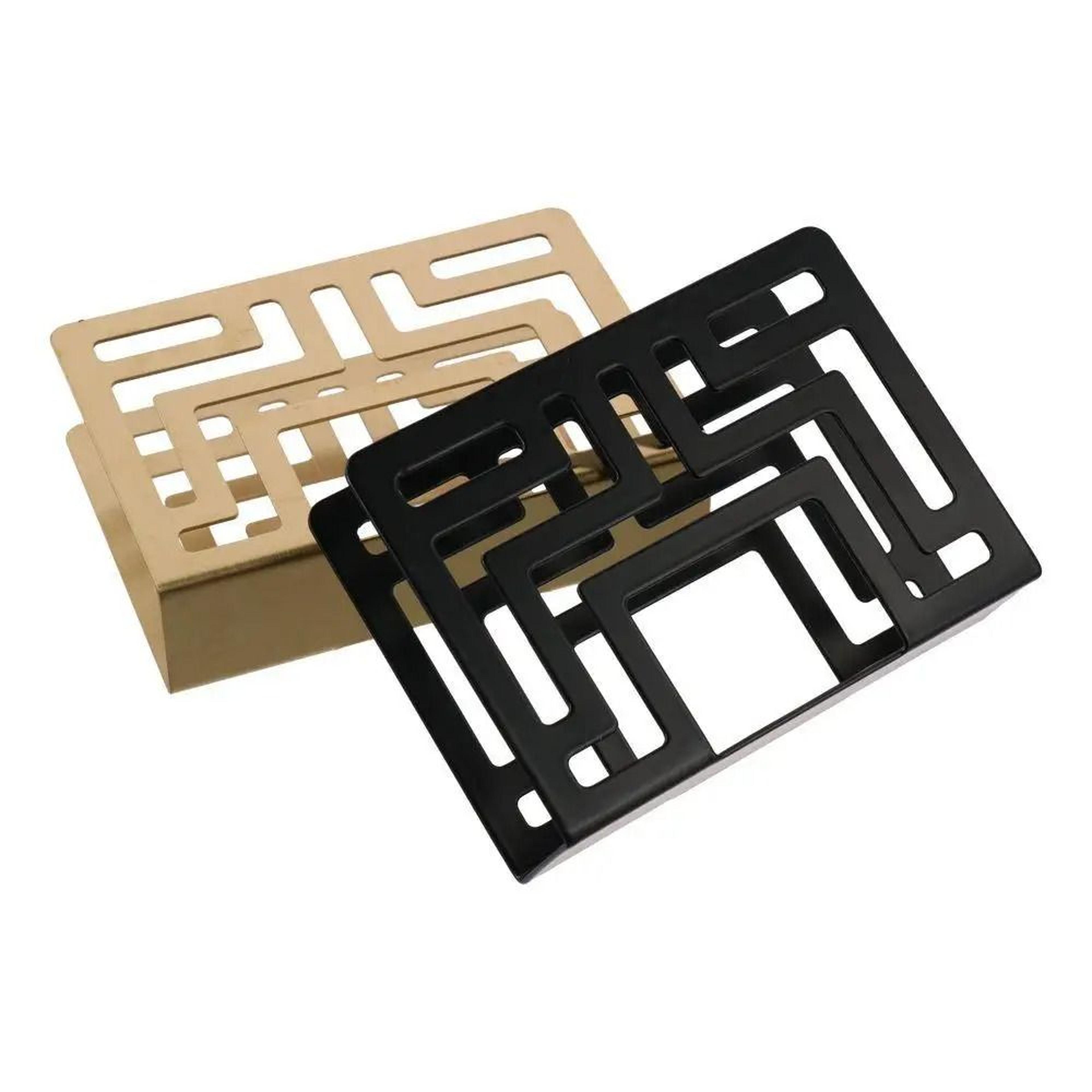 modern stainless steel vertical napkin holder for tables