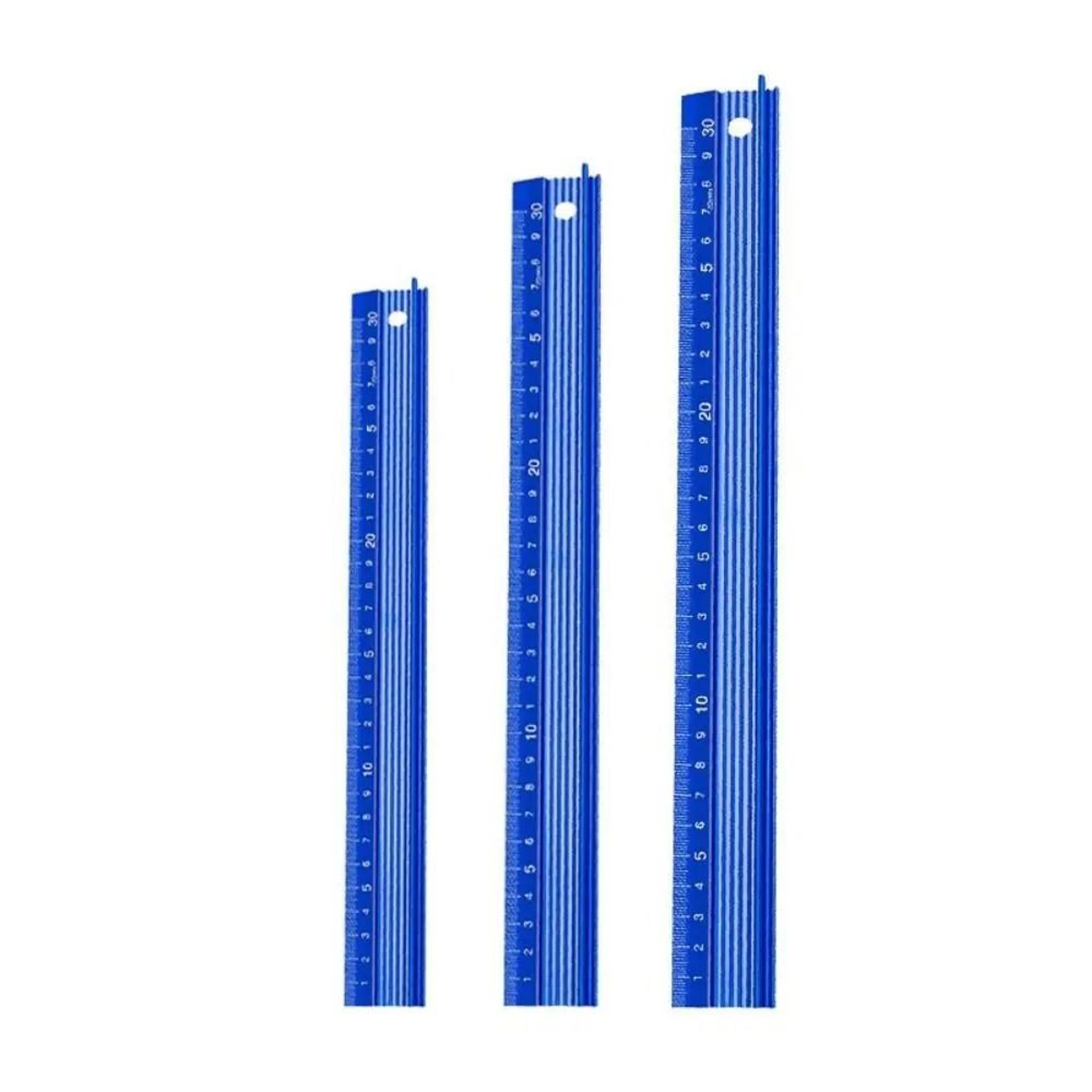 precision aluminum alloy anti slip woodworking ruler