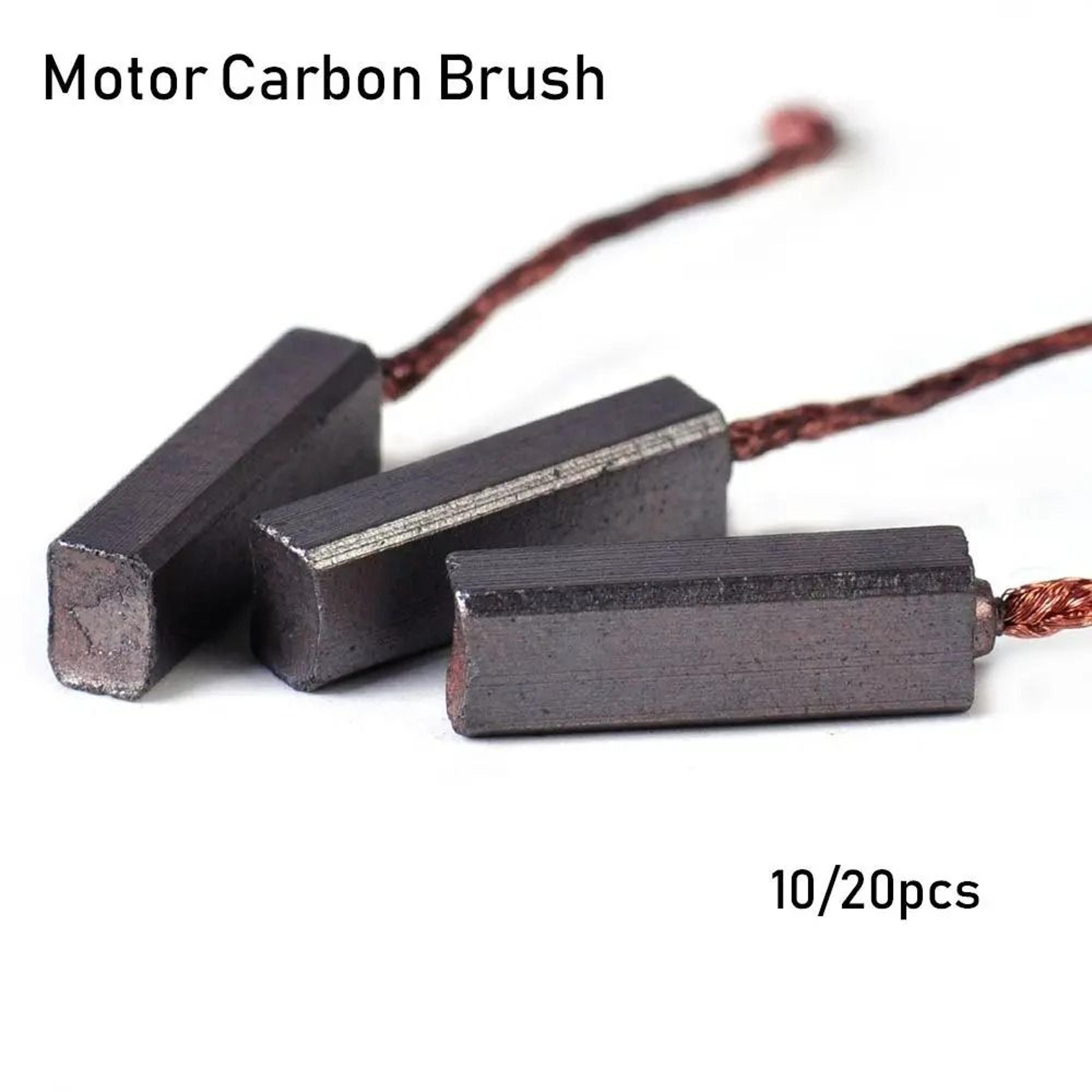10 or 20 piece carbon motor brush replacement with wire leads