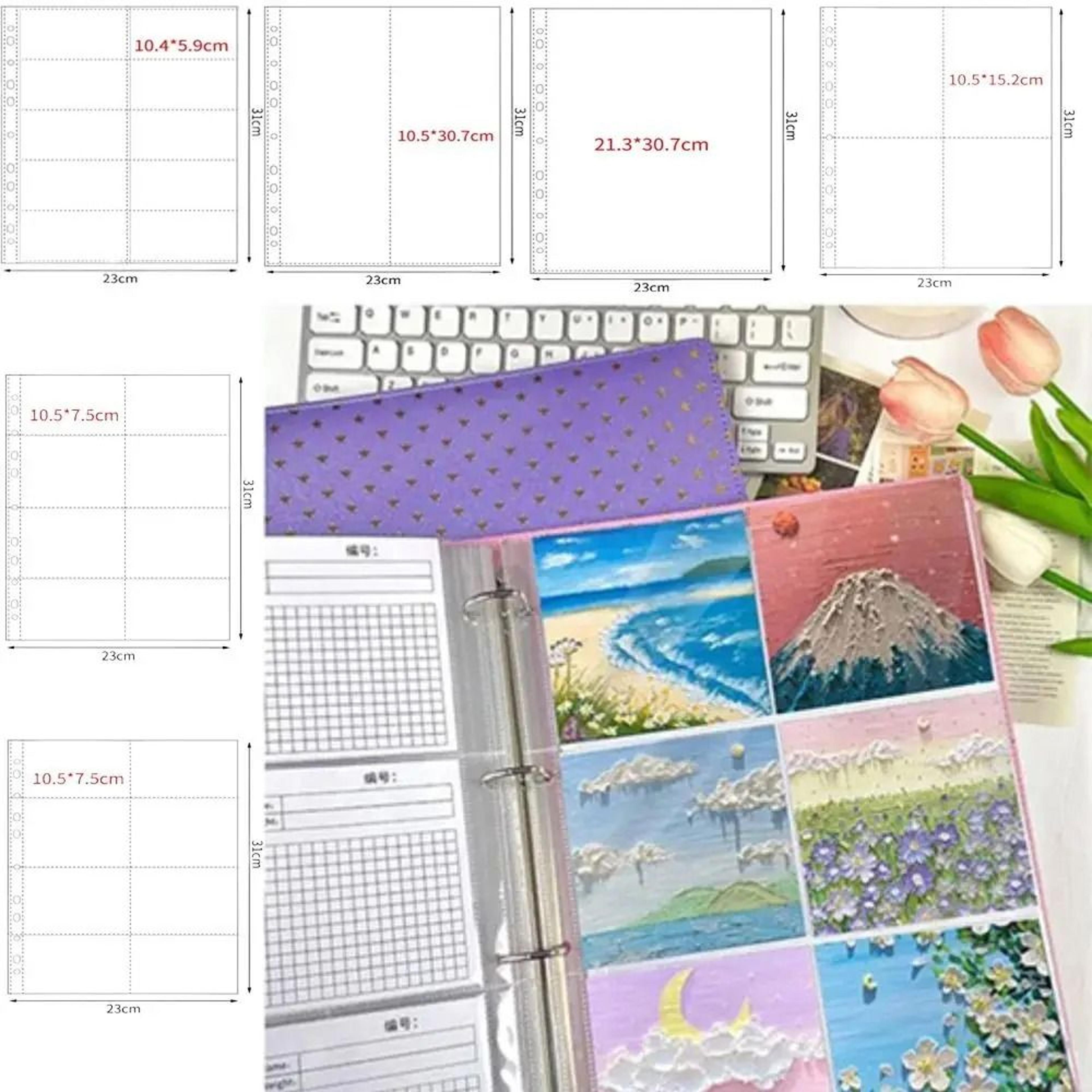 a4 acid free pp multipocket photocard binder refill pages