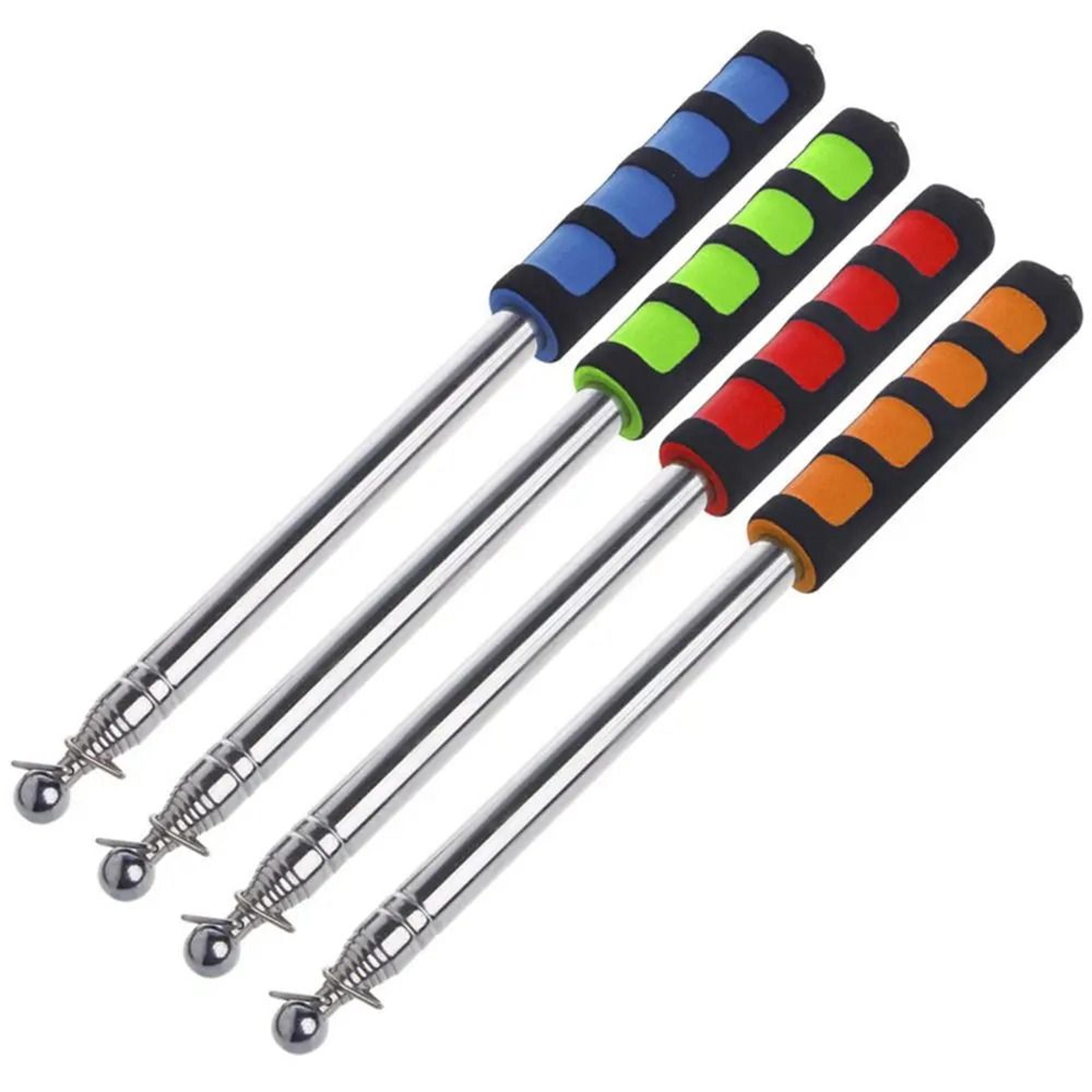 portable stainless steel telescopic tour guide flagpole