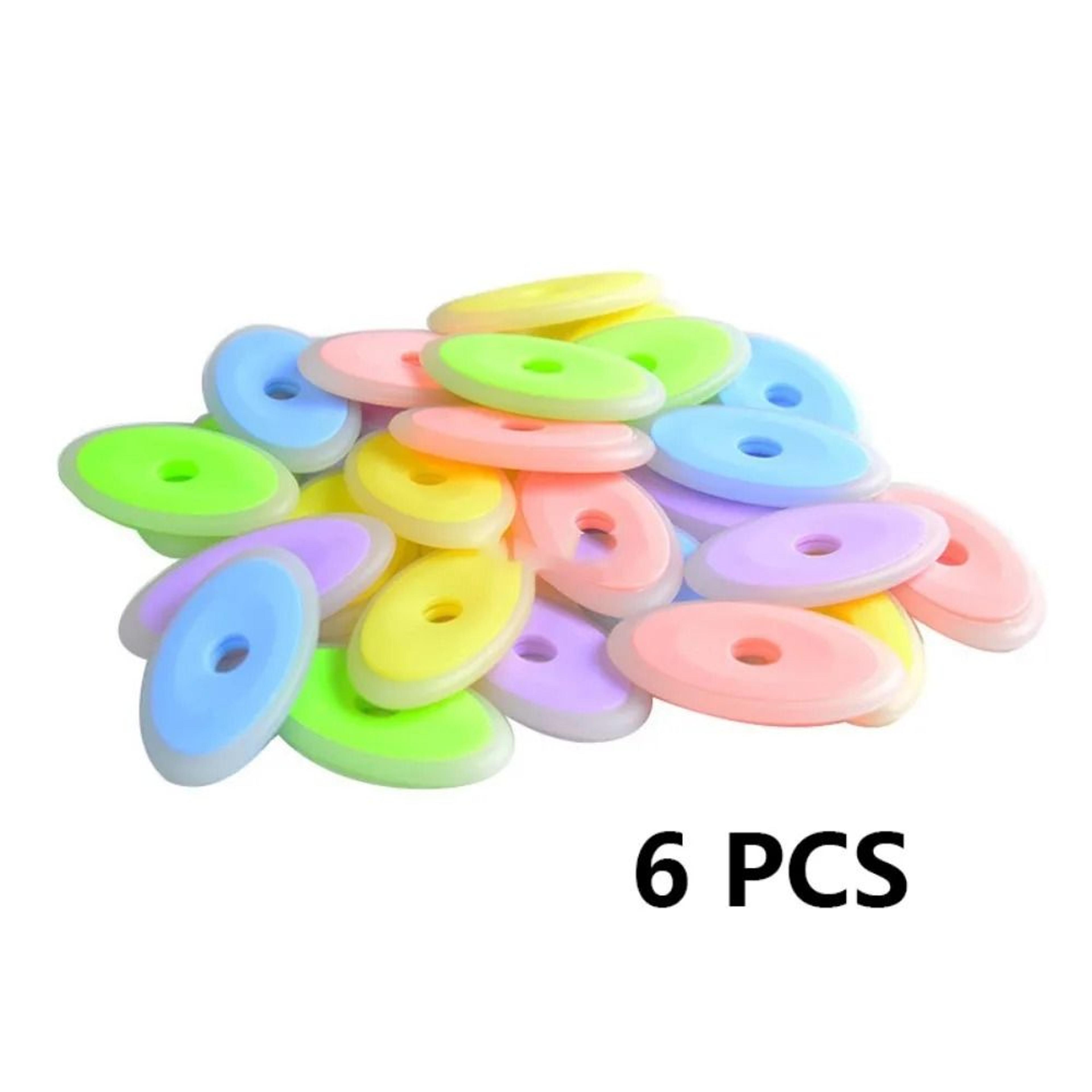 six piece heat erasable pen eraser set for quick clean corrections