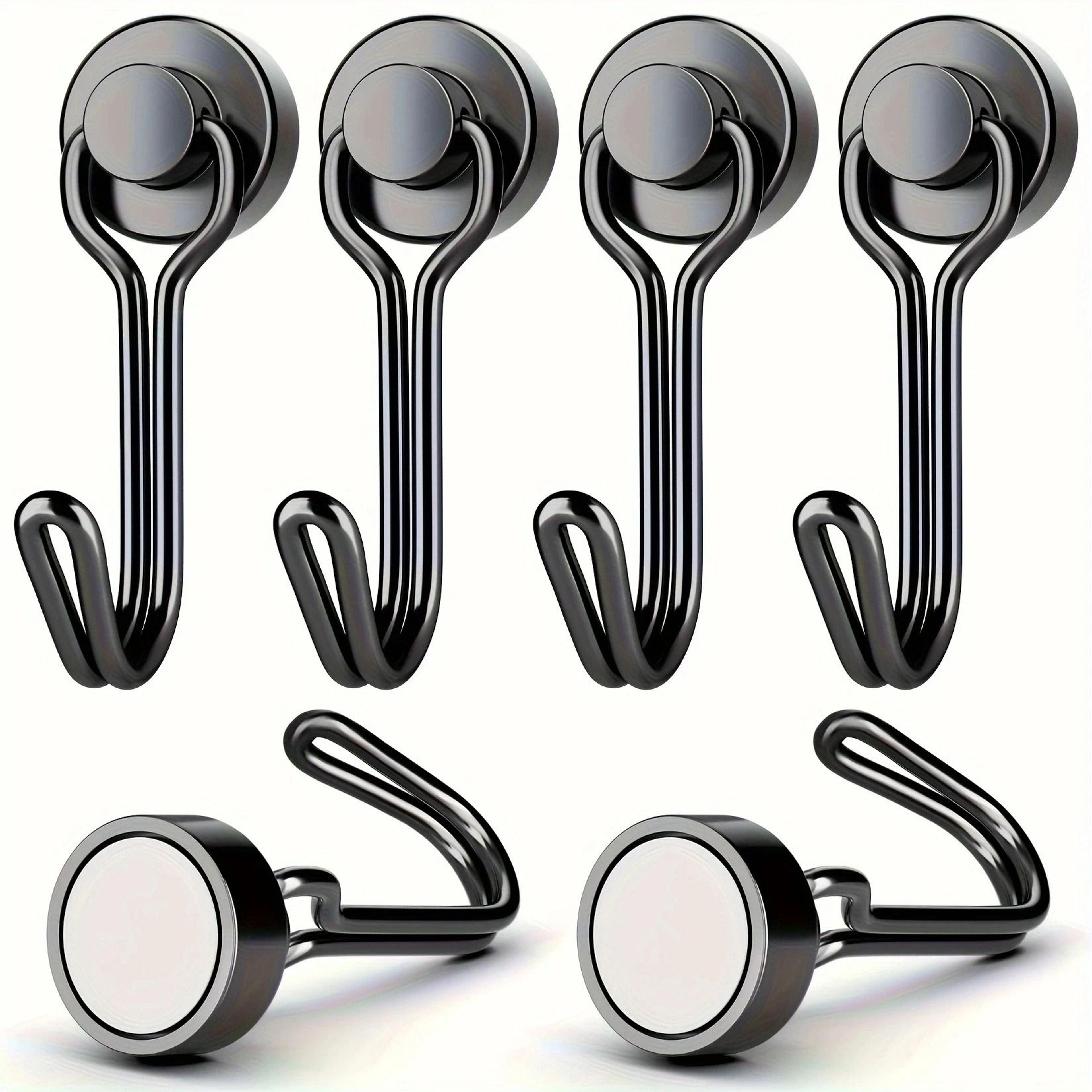 three piece strong black magnet hanger set