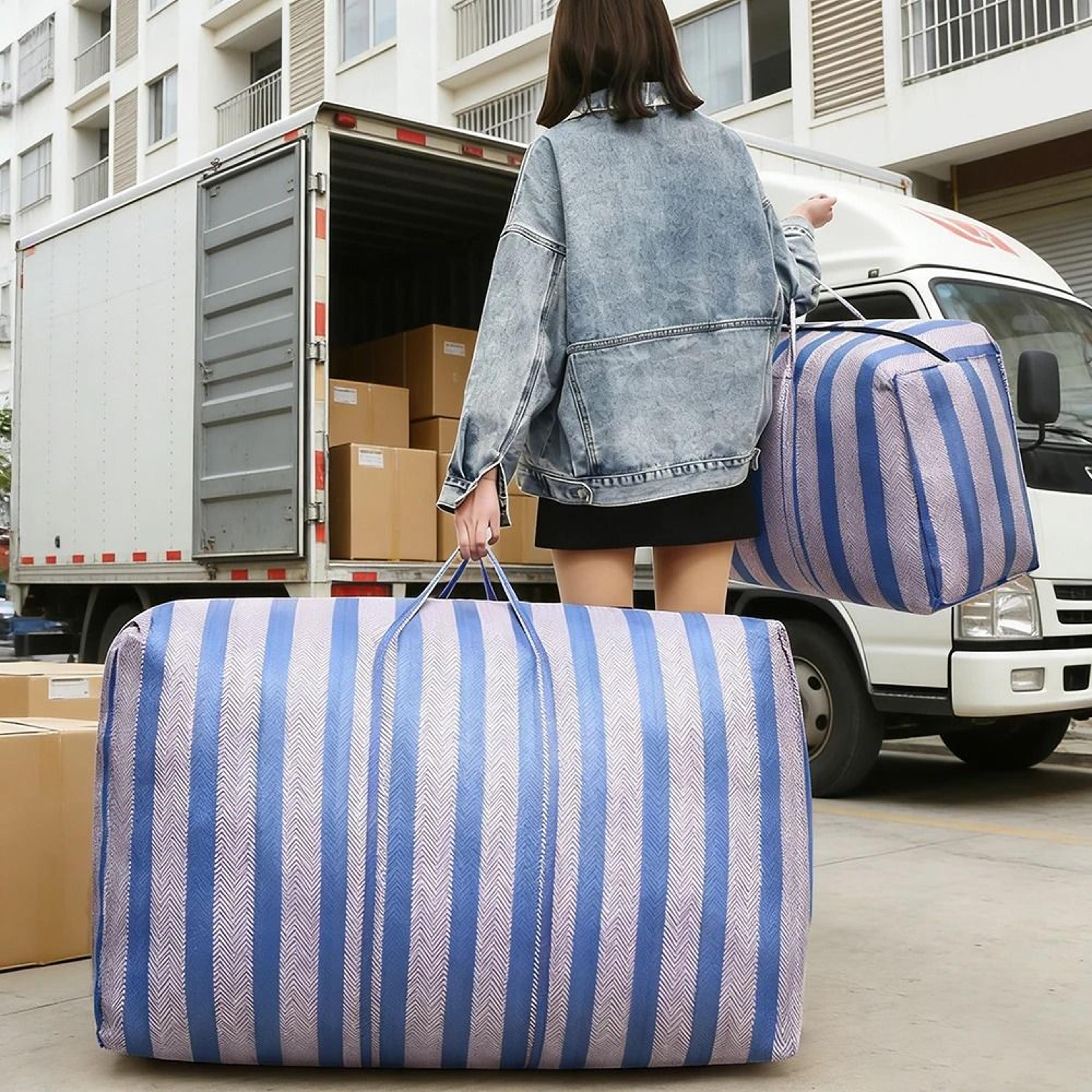 extra large nylon moving bag for travel bedding and storage
