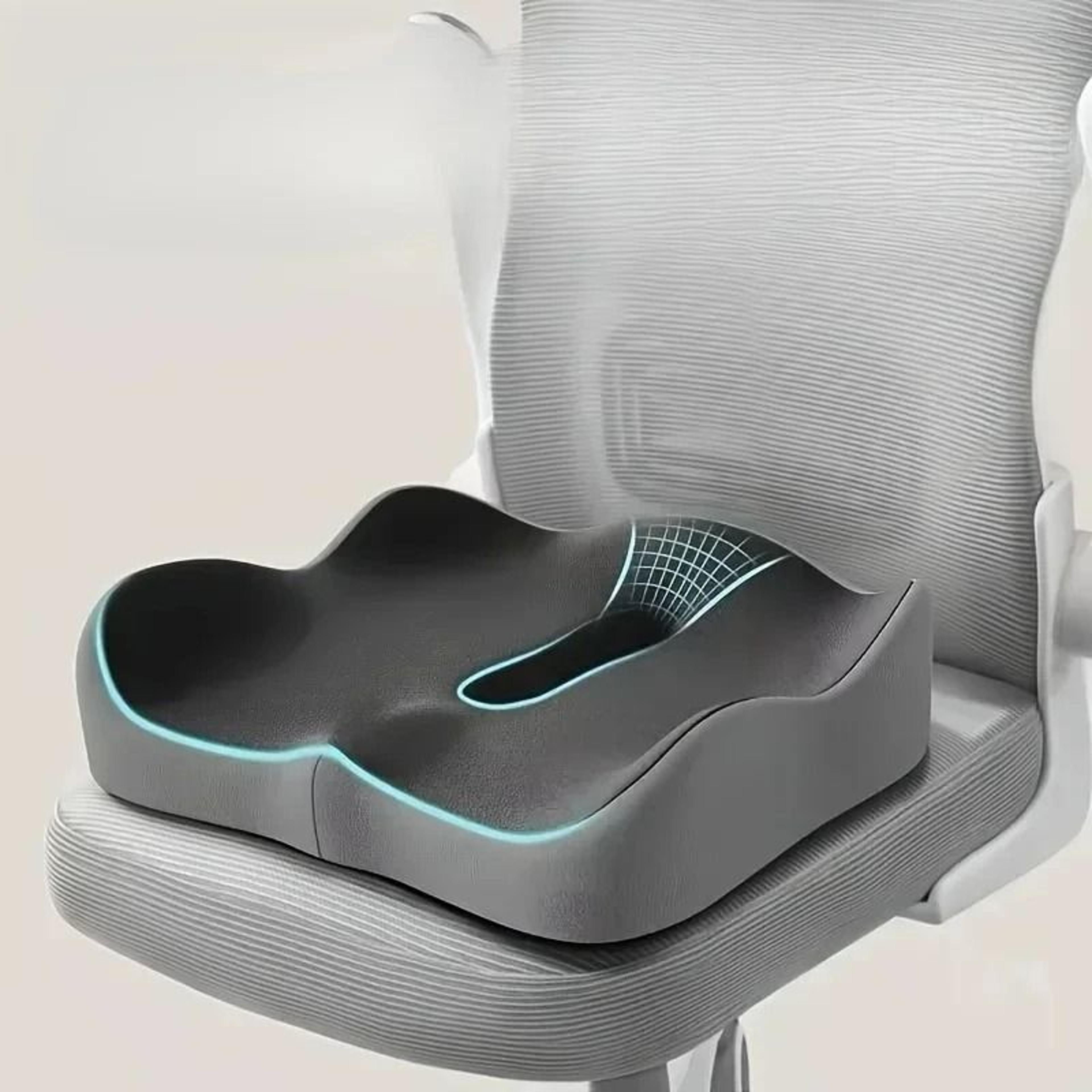 ergonomic memory foam seat cushion for comfortable everyday sitting support
