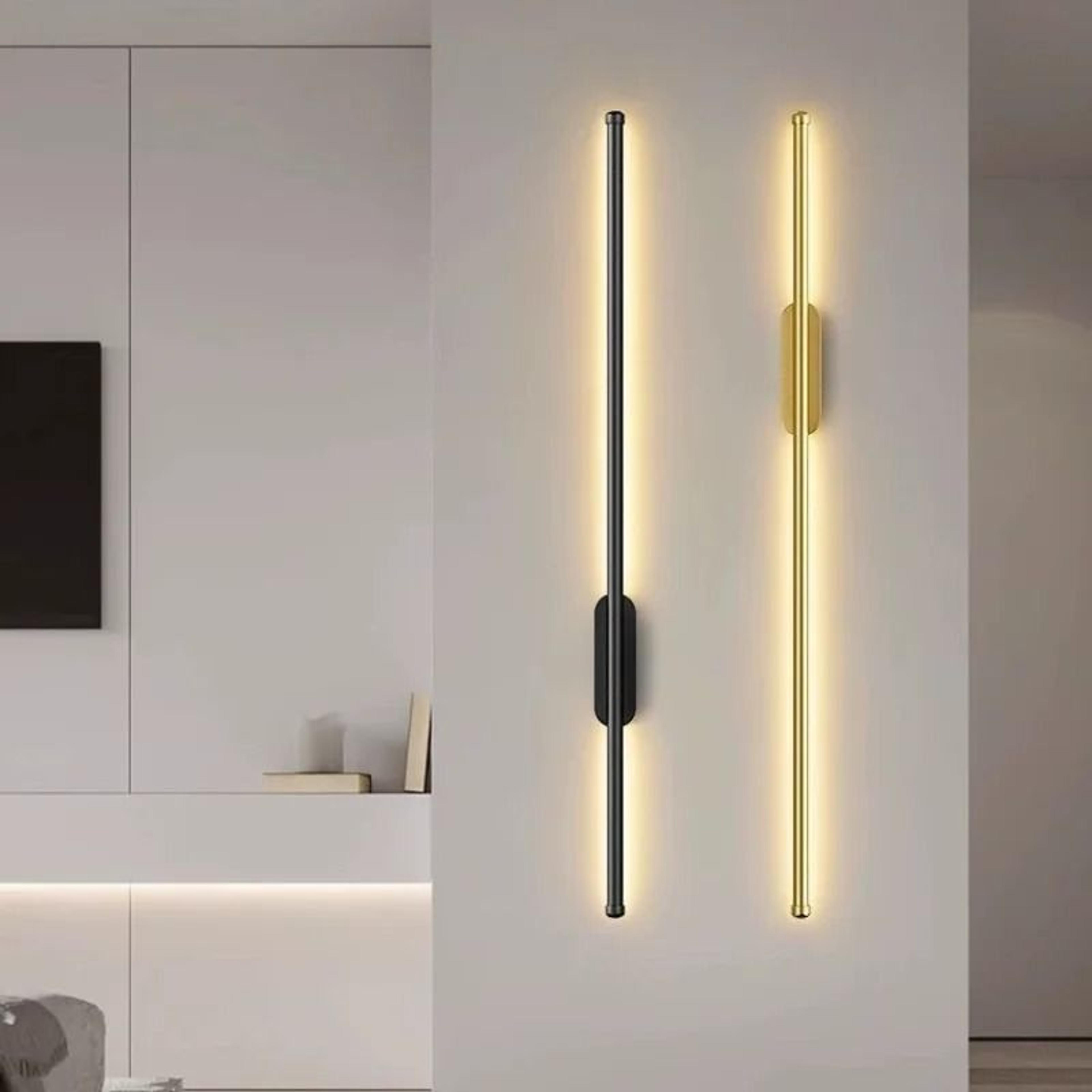 usb rechargeable led wall lamp with remote control and tricolor dimming