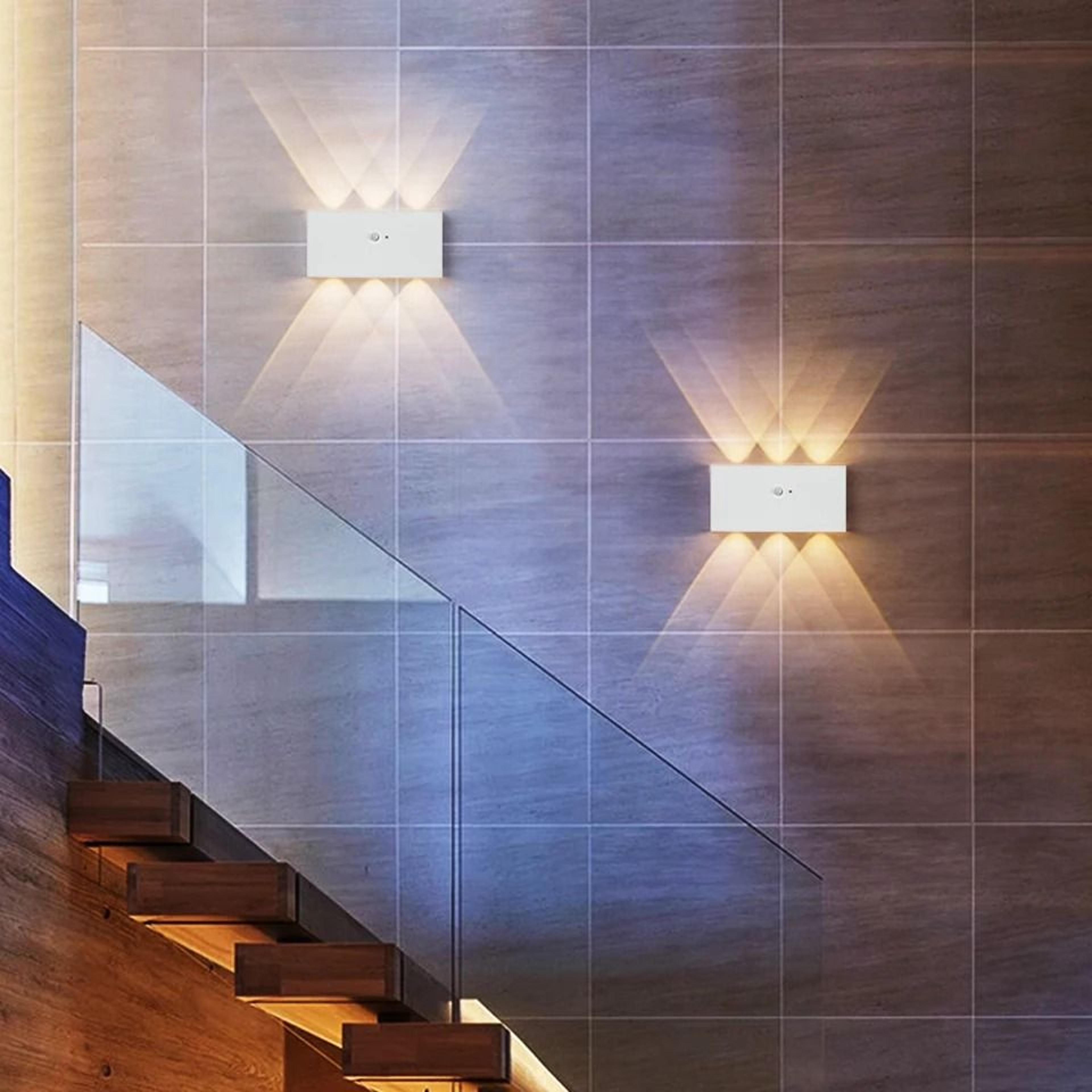 5200mah rechargeable motion sensor led wall sconce