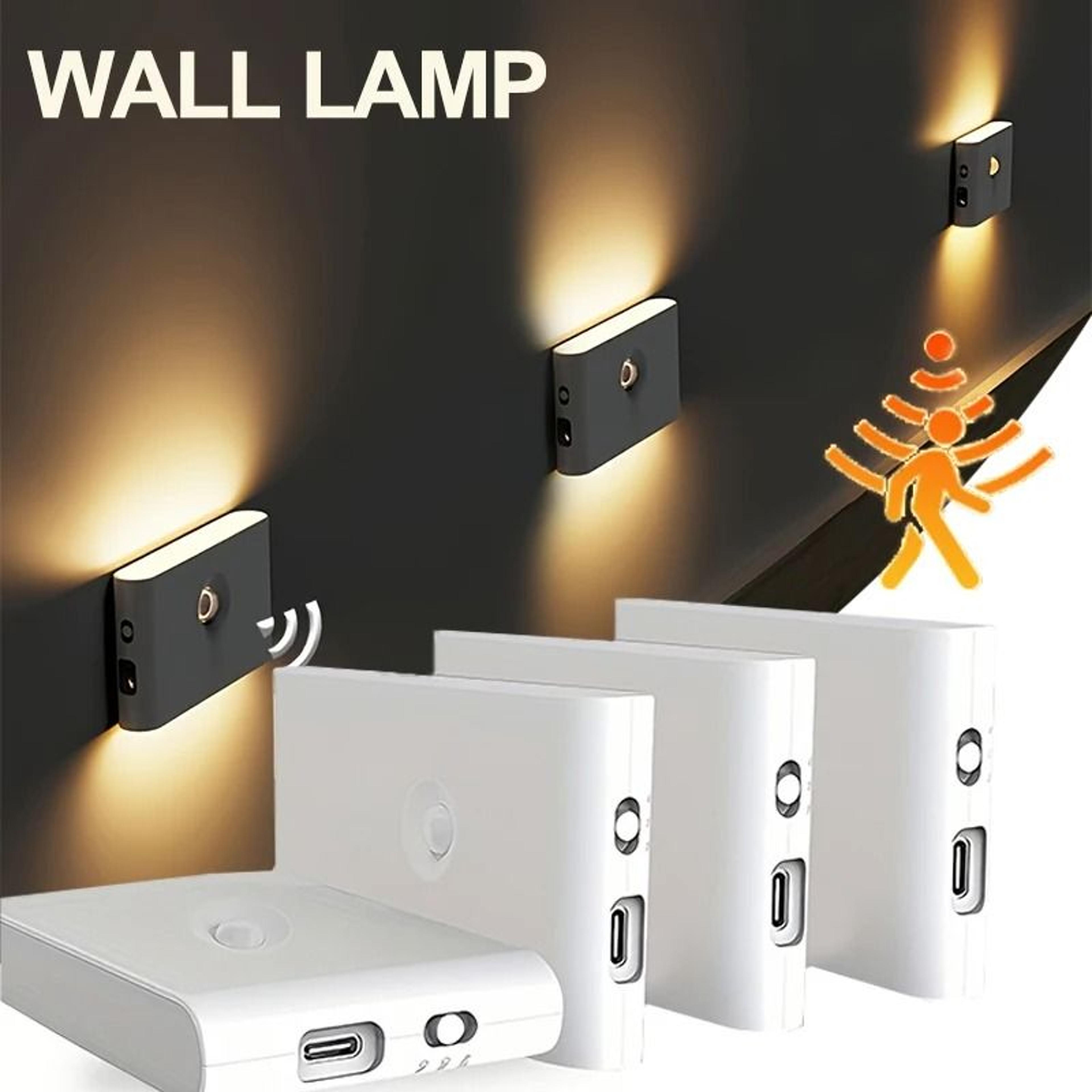 glowsense motion sensor led night light with wireless charging base