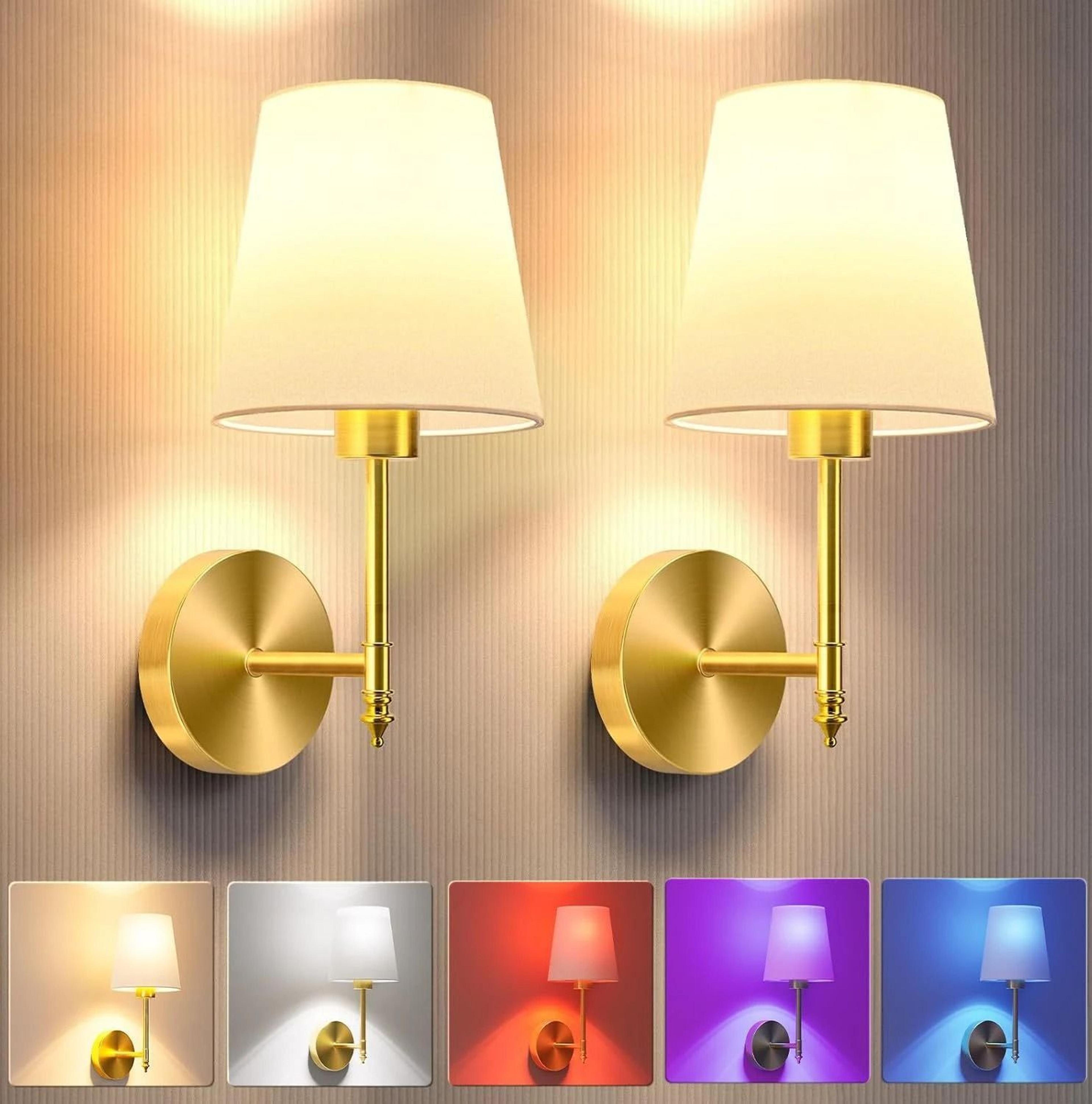 festivaglow removable rechargeable bulb wall sconce