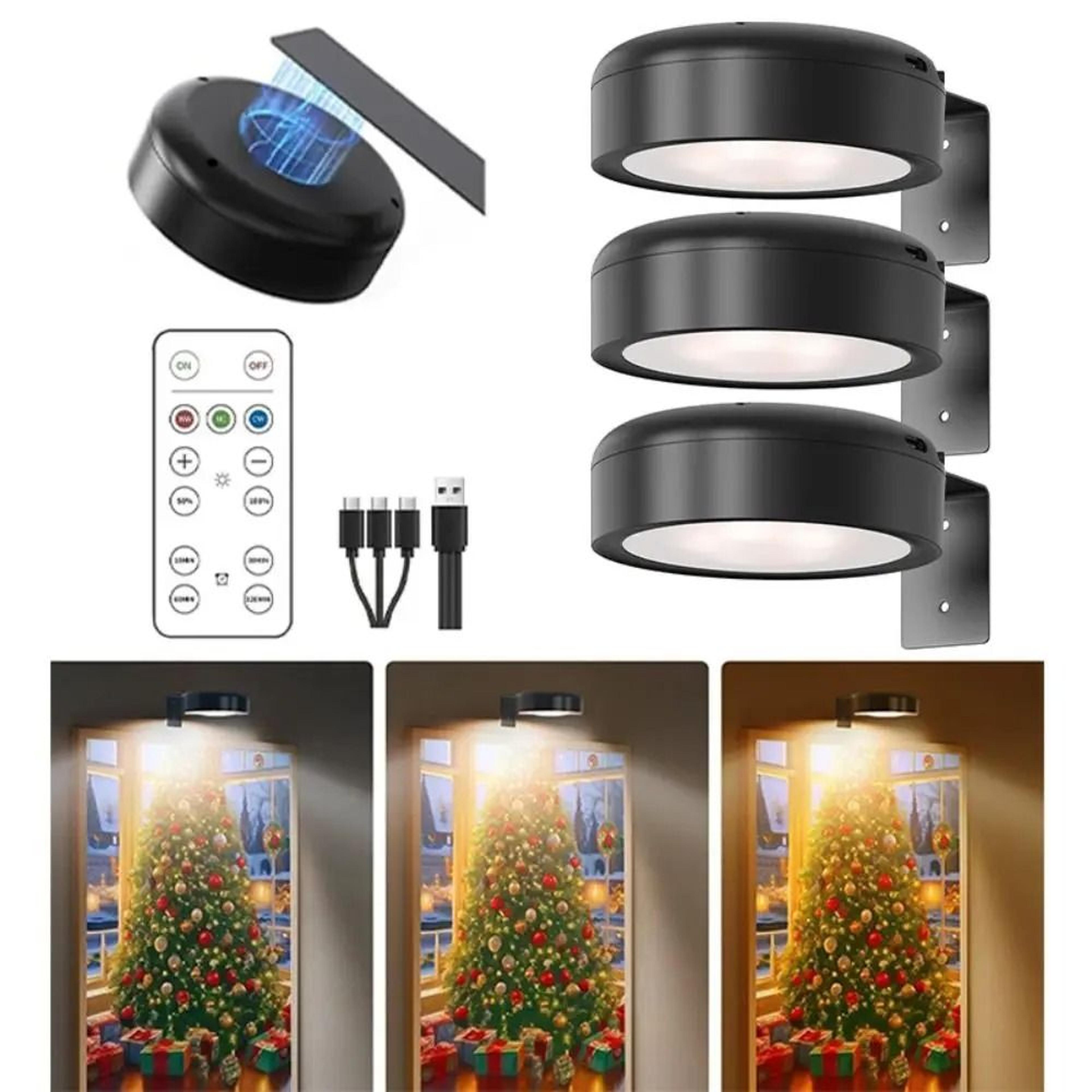 galleryease no drill magnetic rechargeable picture light