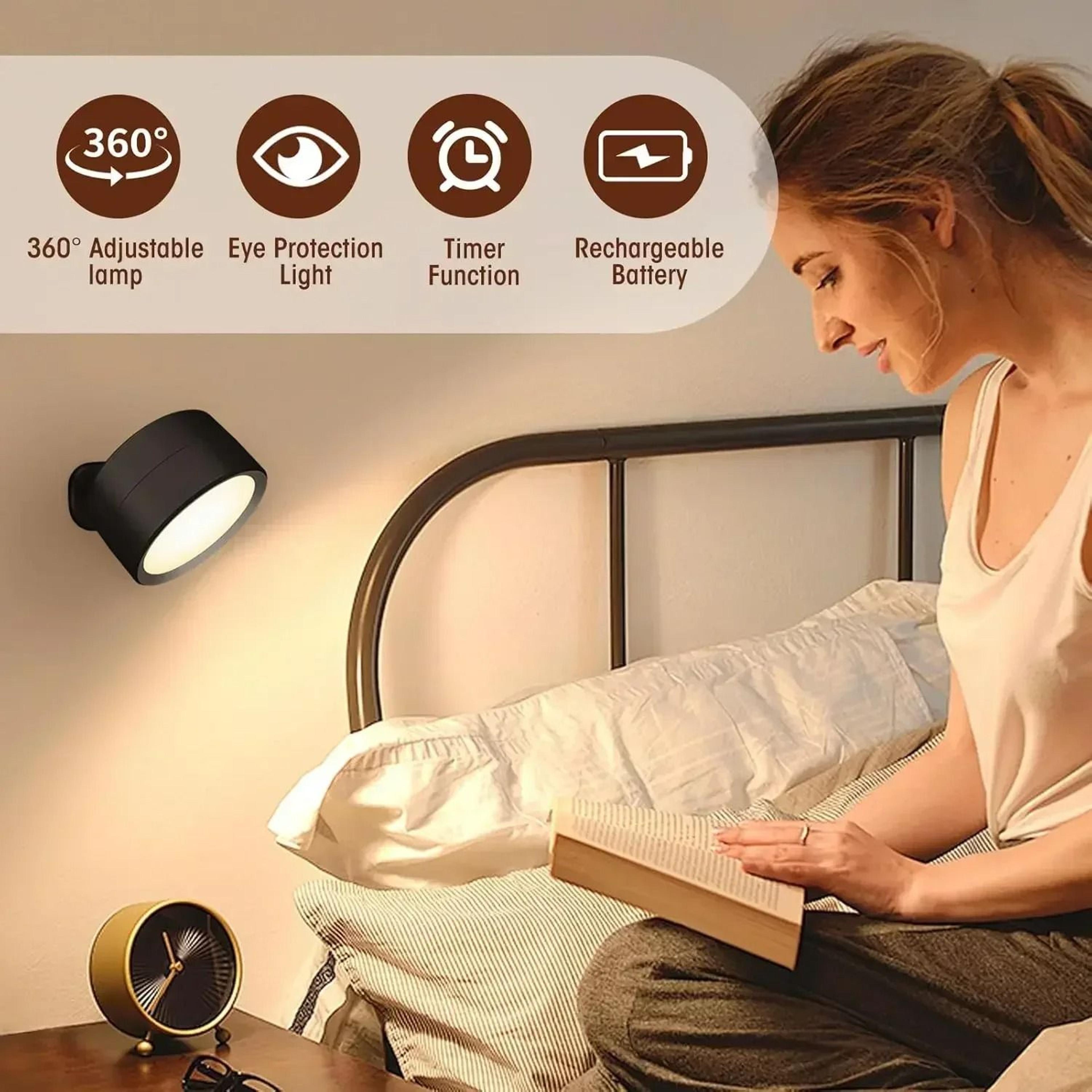 lumaaim magnetic rechargeable reading spotlight with remote