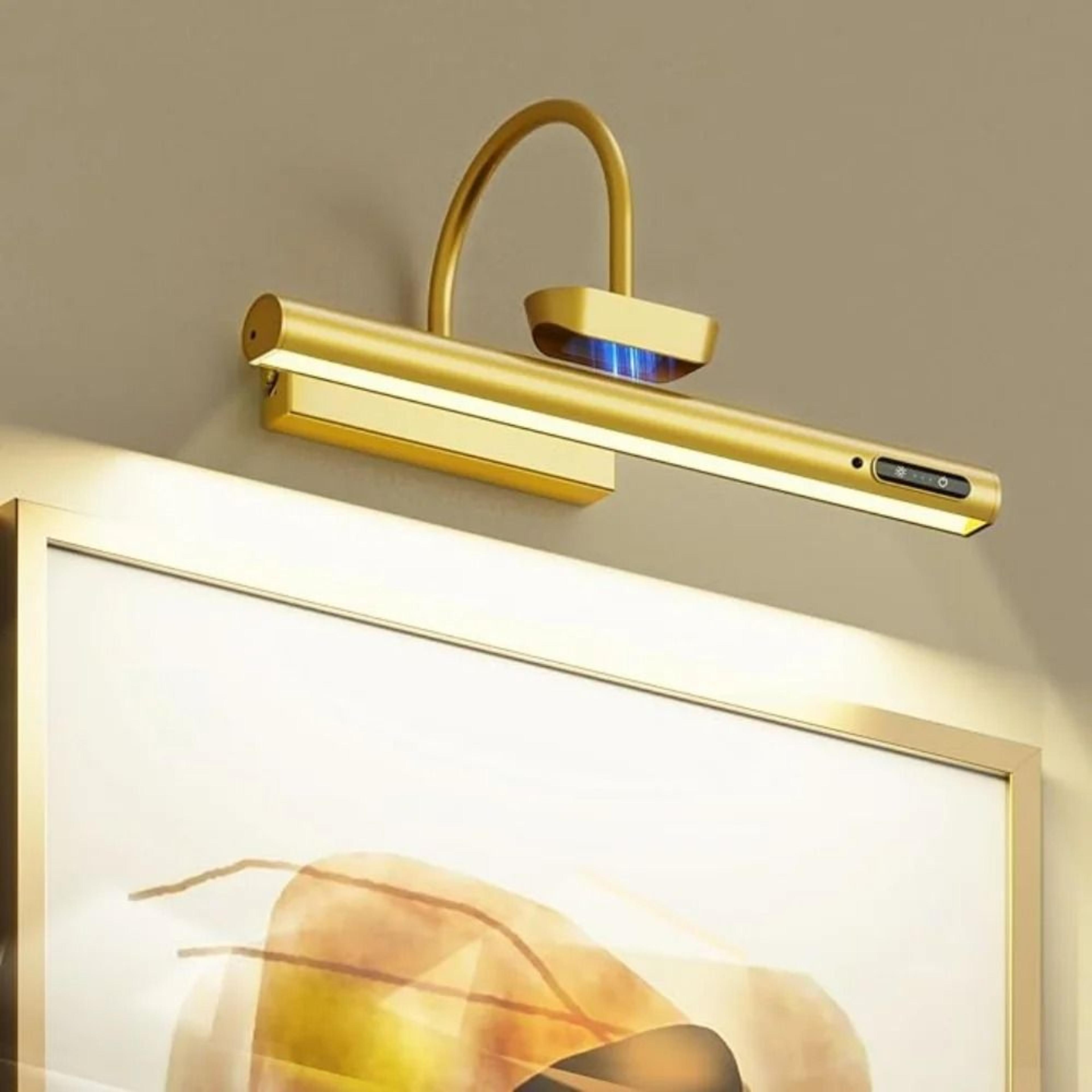 4000mah rechargeable picture light wireless dimmable led art light