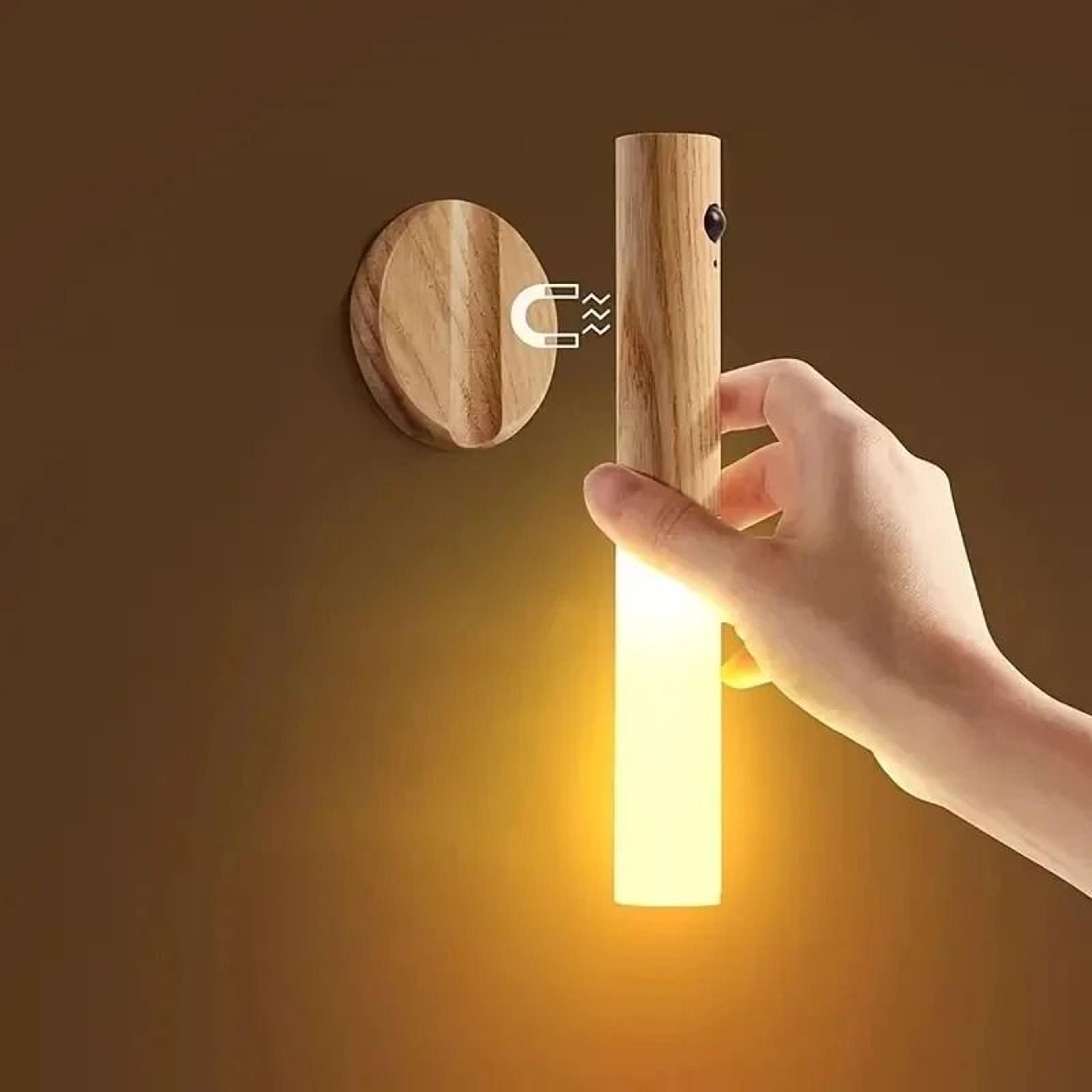 rechargeable human motion sensor night light for hallway and cabinet