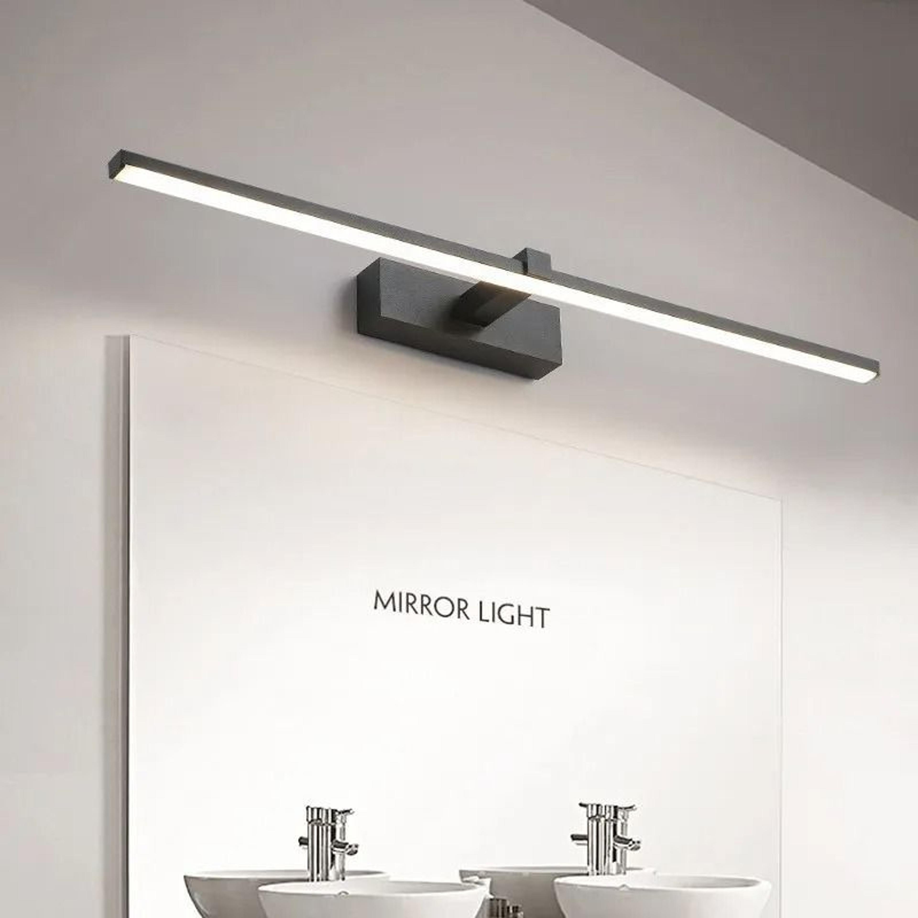 lumaglow waterproof led bathroom mirror light