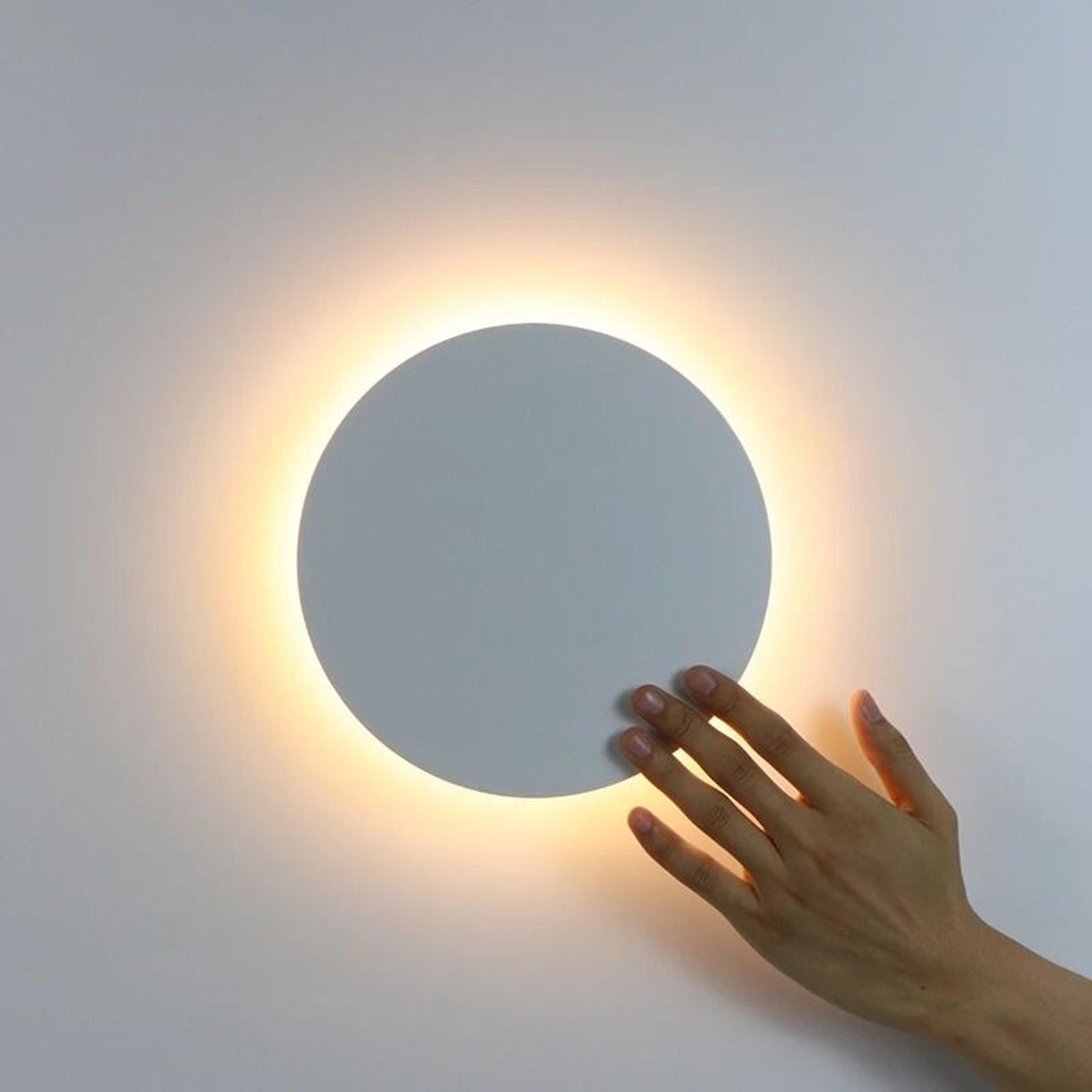 touch switch led bedside wall light iron acrylic sconce
