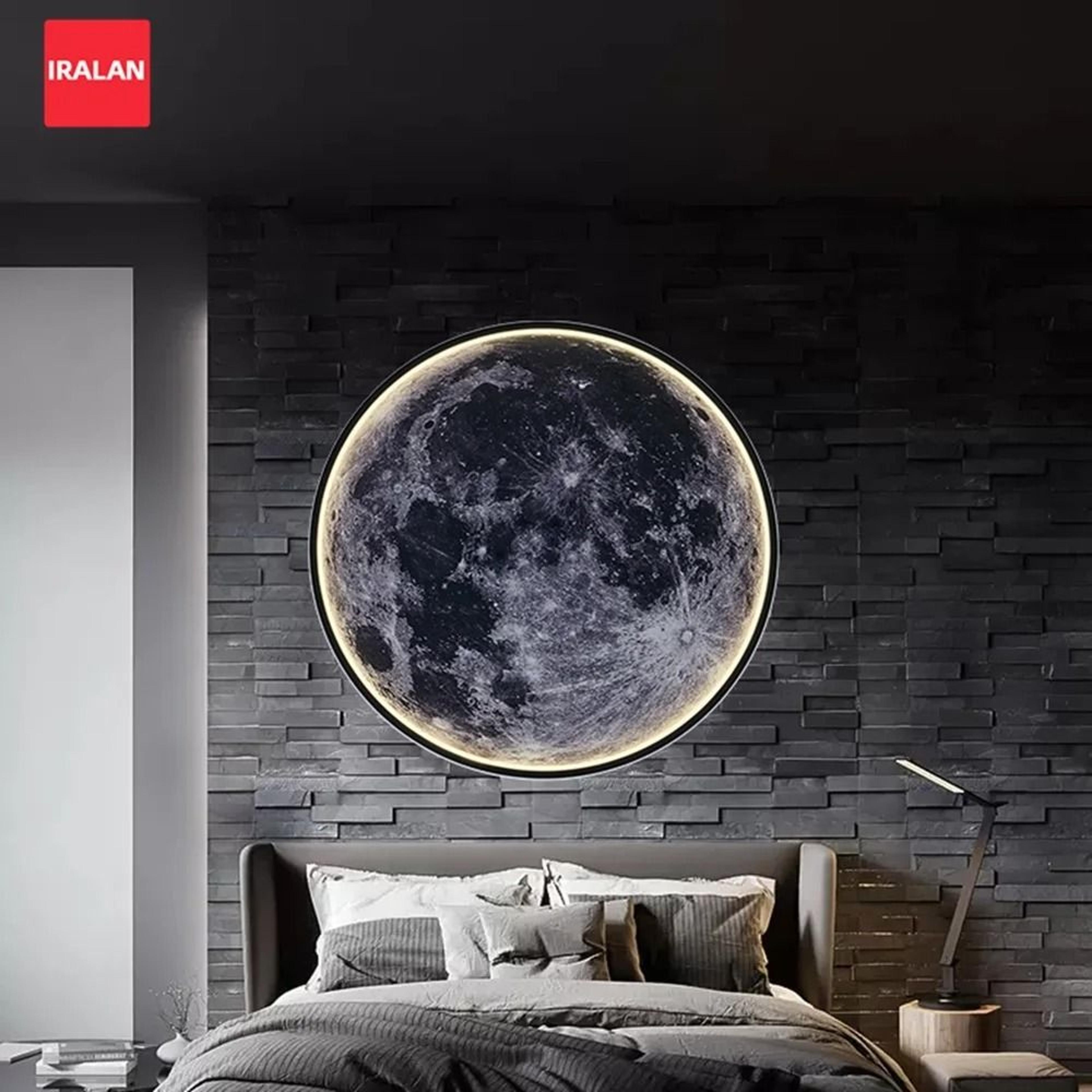 dimmable led moon wall lamp remote control night light