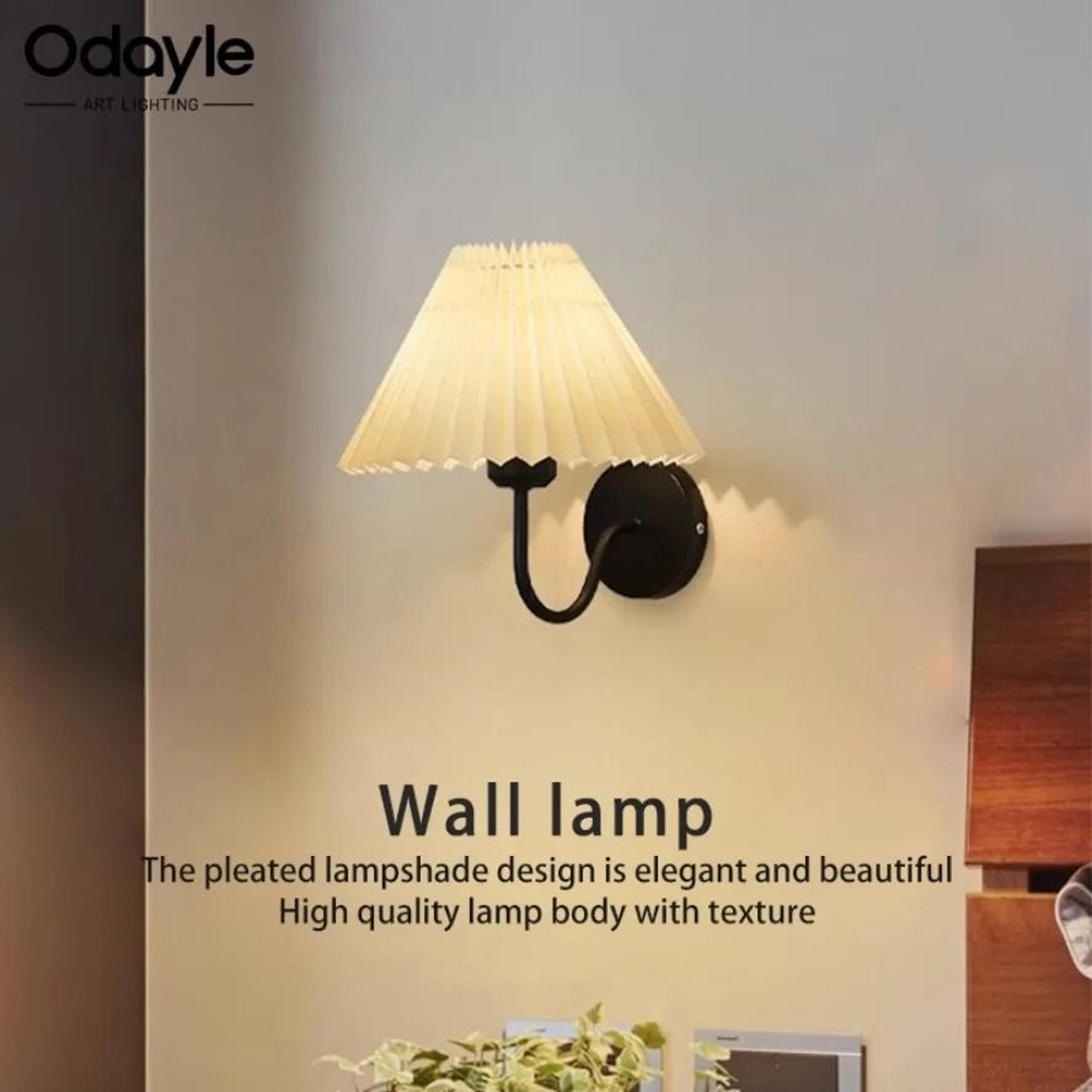 modern fabric wall lamp minimalist led wall sconce