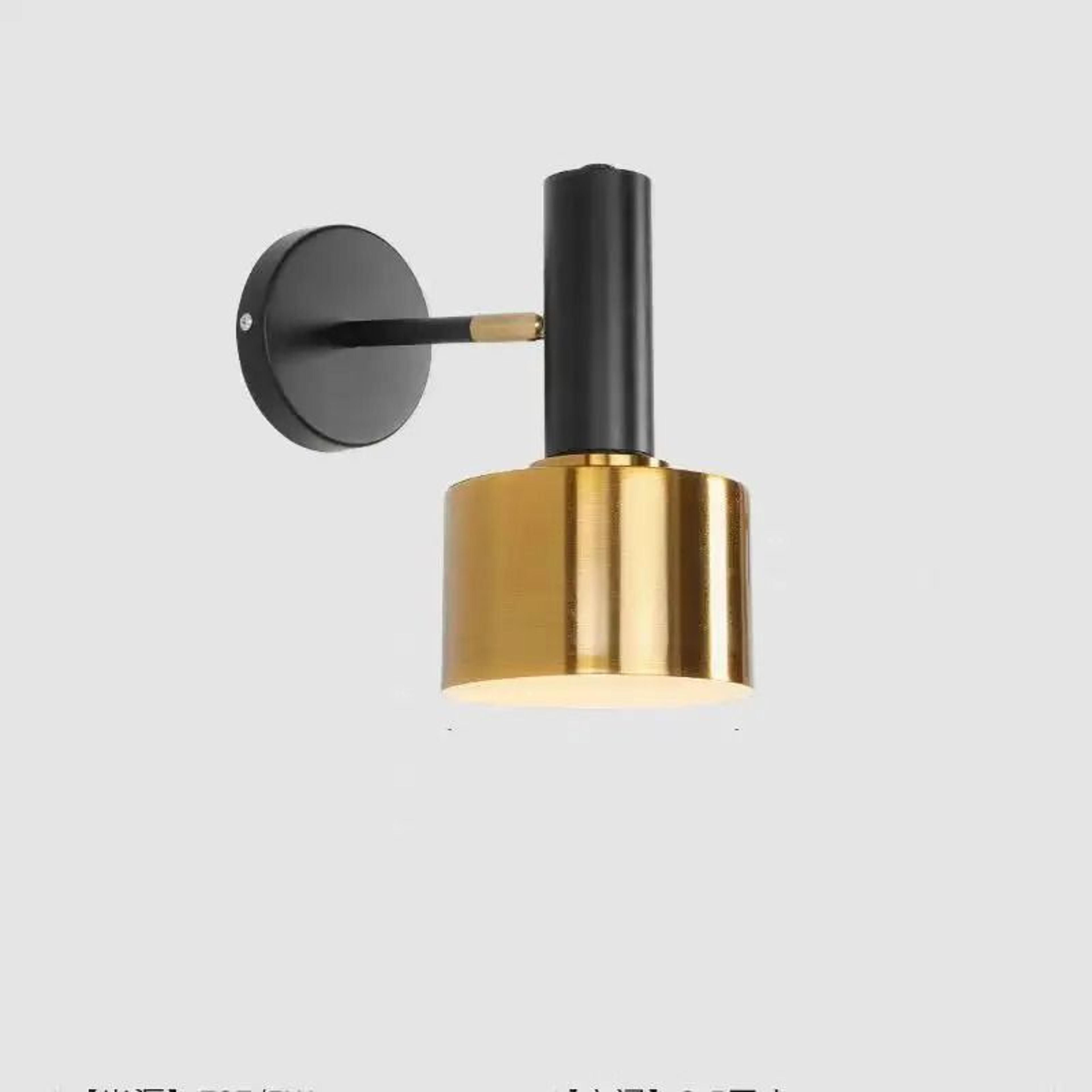 nordic circular wall lamp modern bedside led sconce