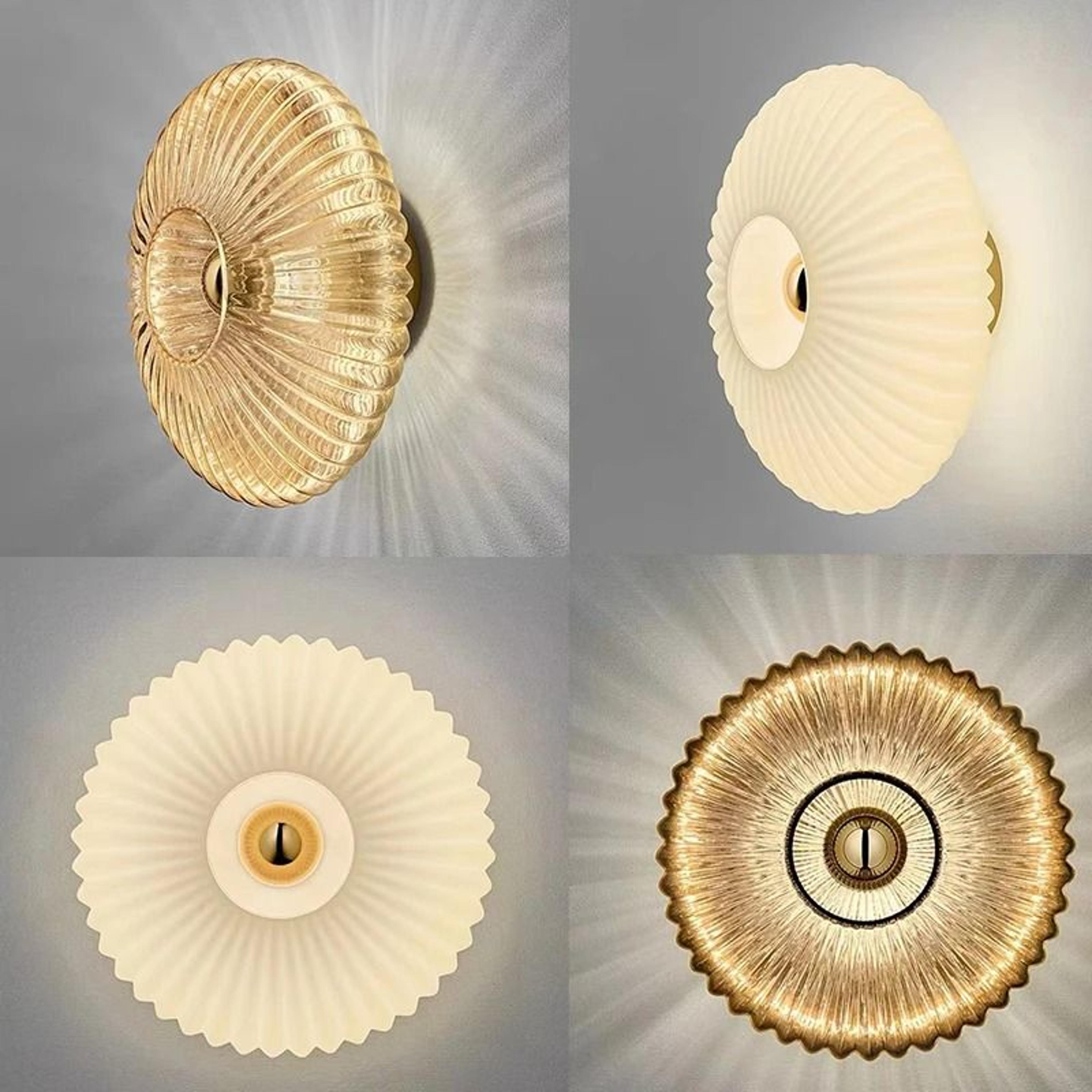 nordic retro glass wall sconce decorative indoor wall light