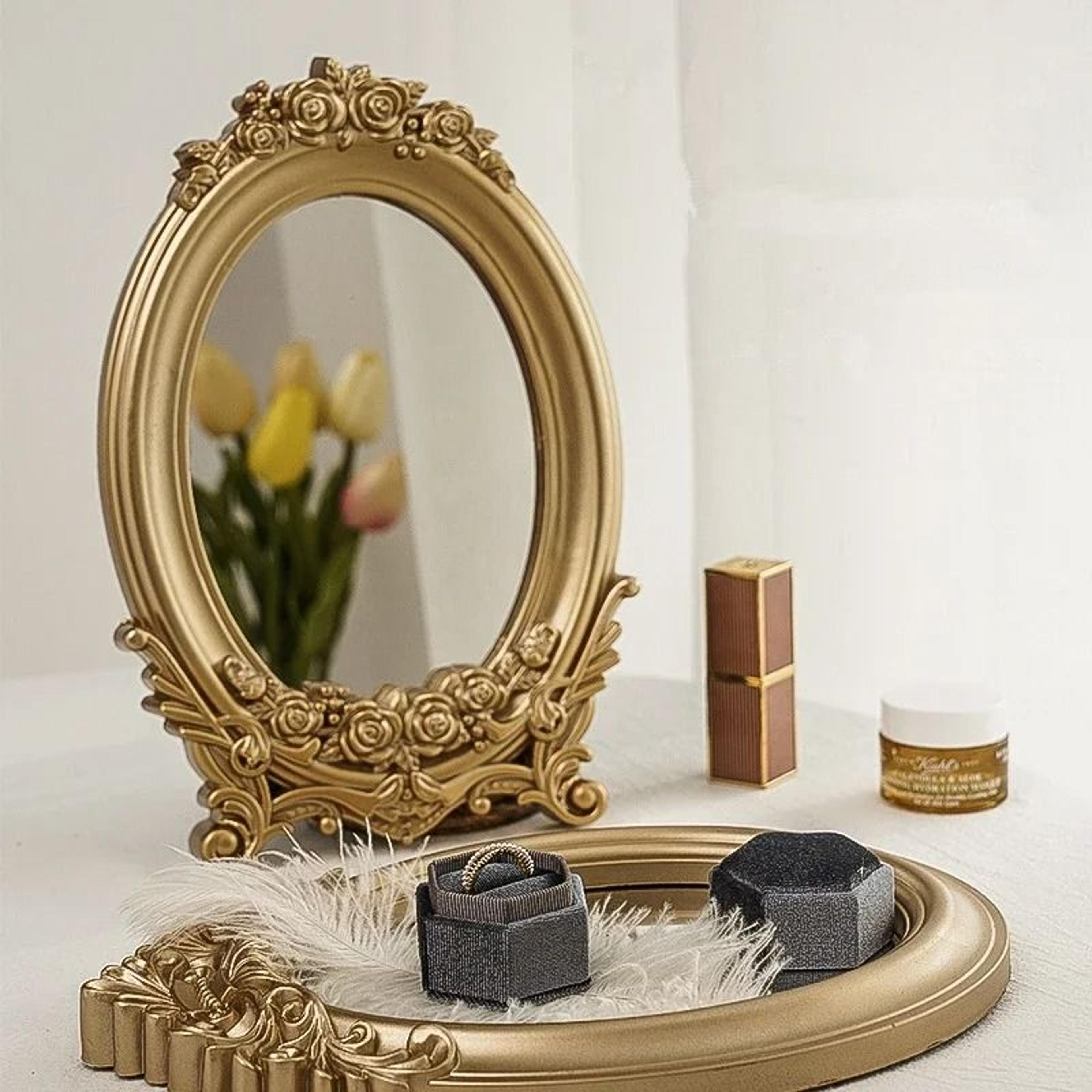 french palace vintage gold table mirror ornate vanity and decorative mirror
