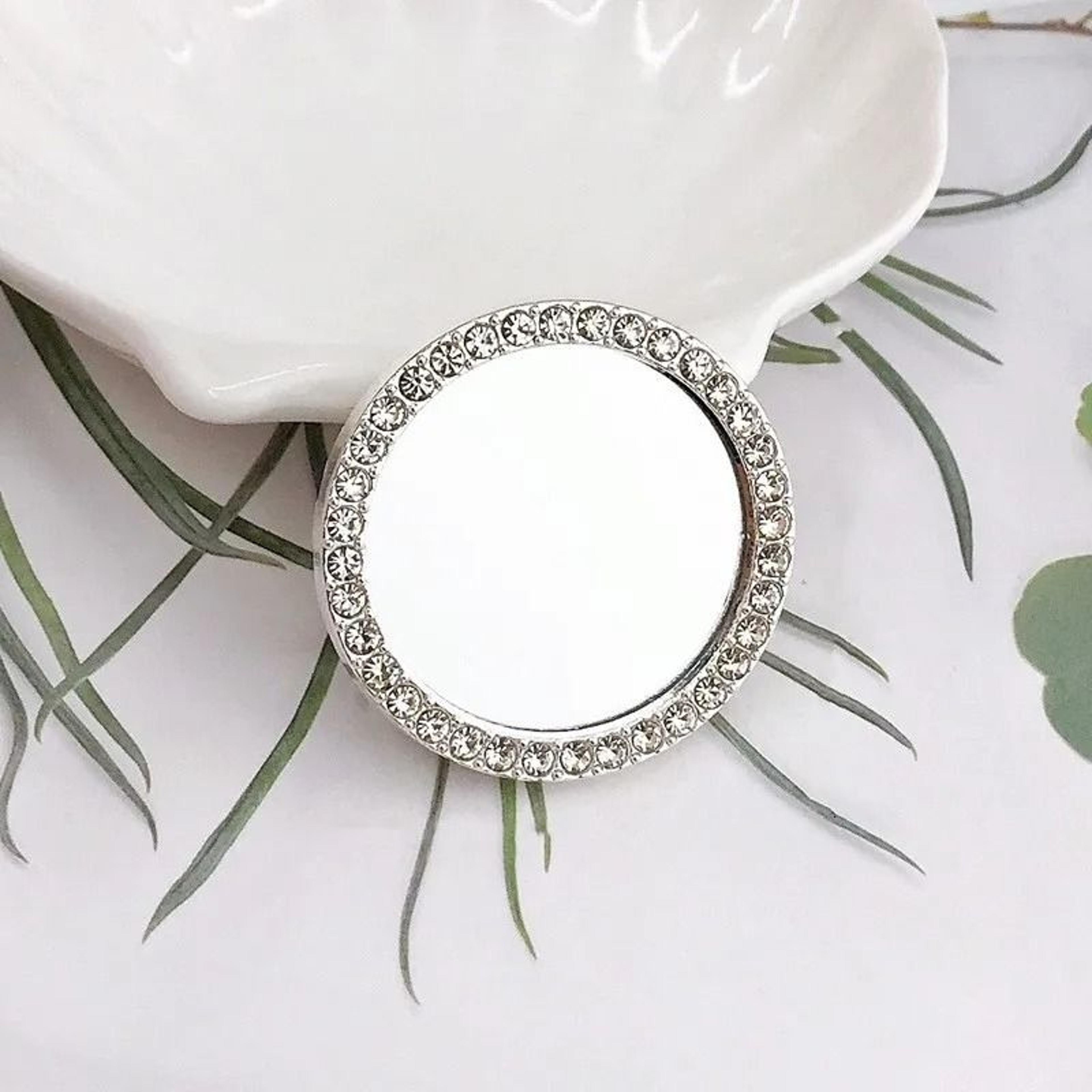 vintage heart shaped dollhouse mirror rose frame miniature wall decor prop