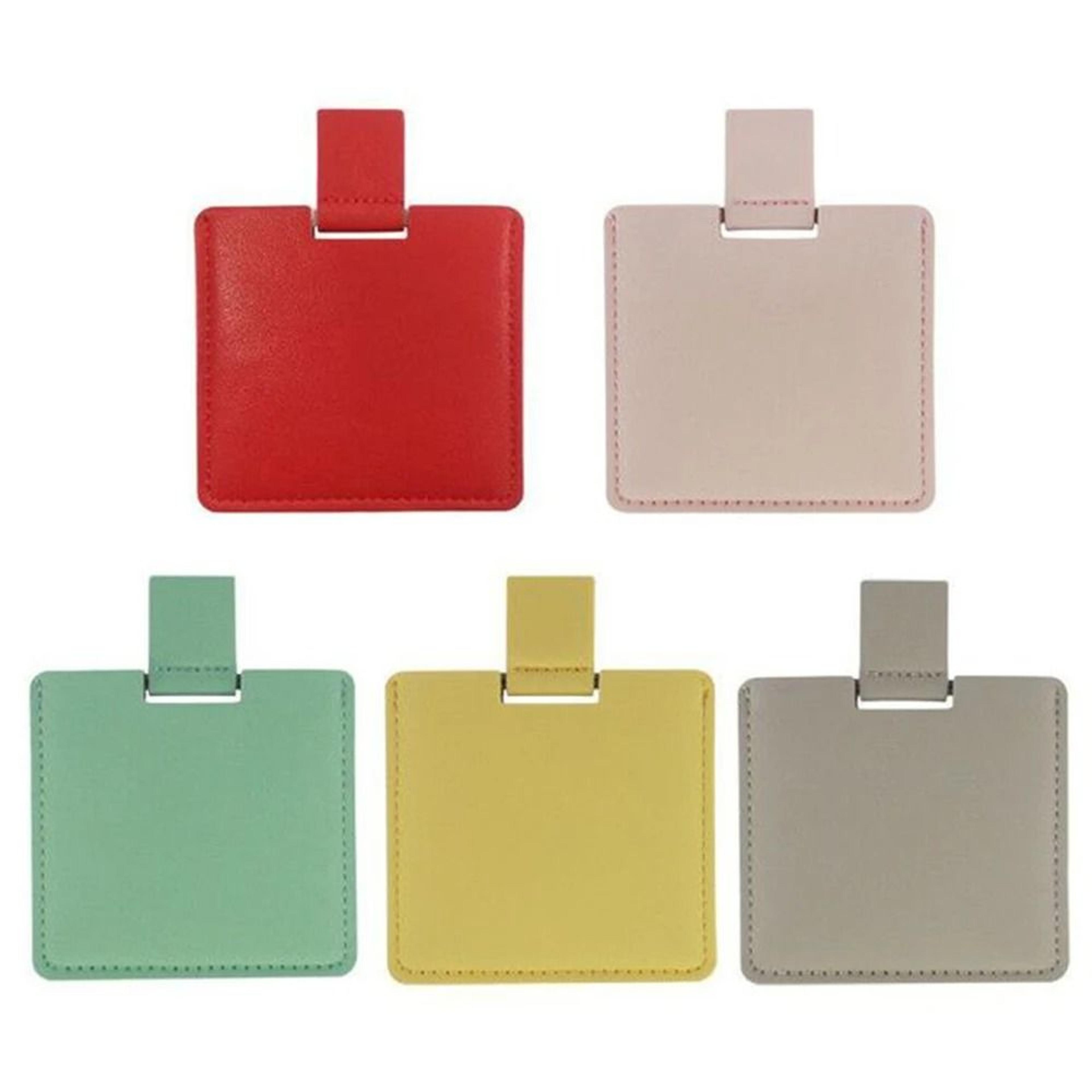 ultra thin stainless steel pocket mirror portable mini makeup travel mirror