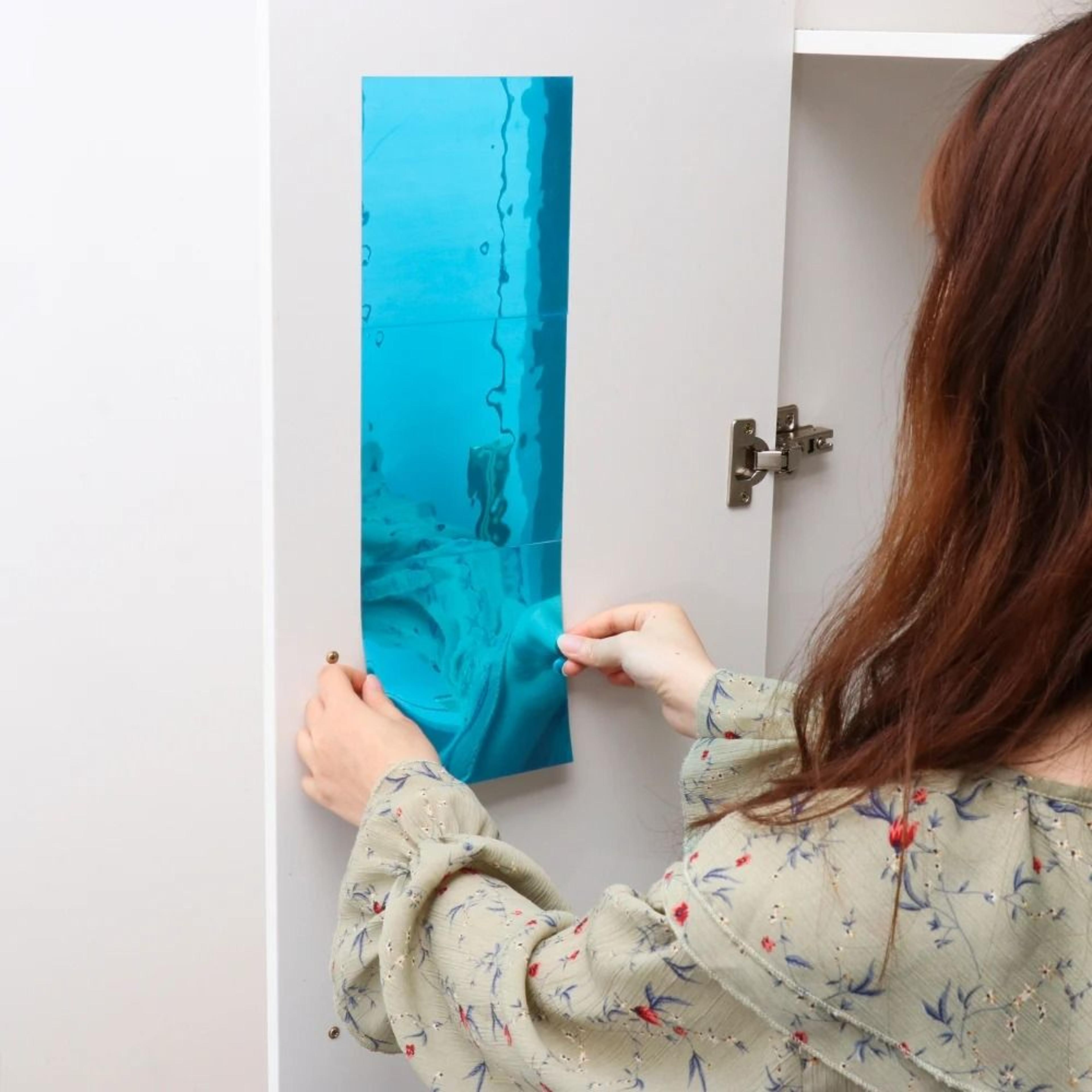 flexible self adhesive mirror sticker pet full body wall mirror sheet