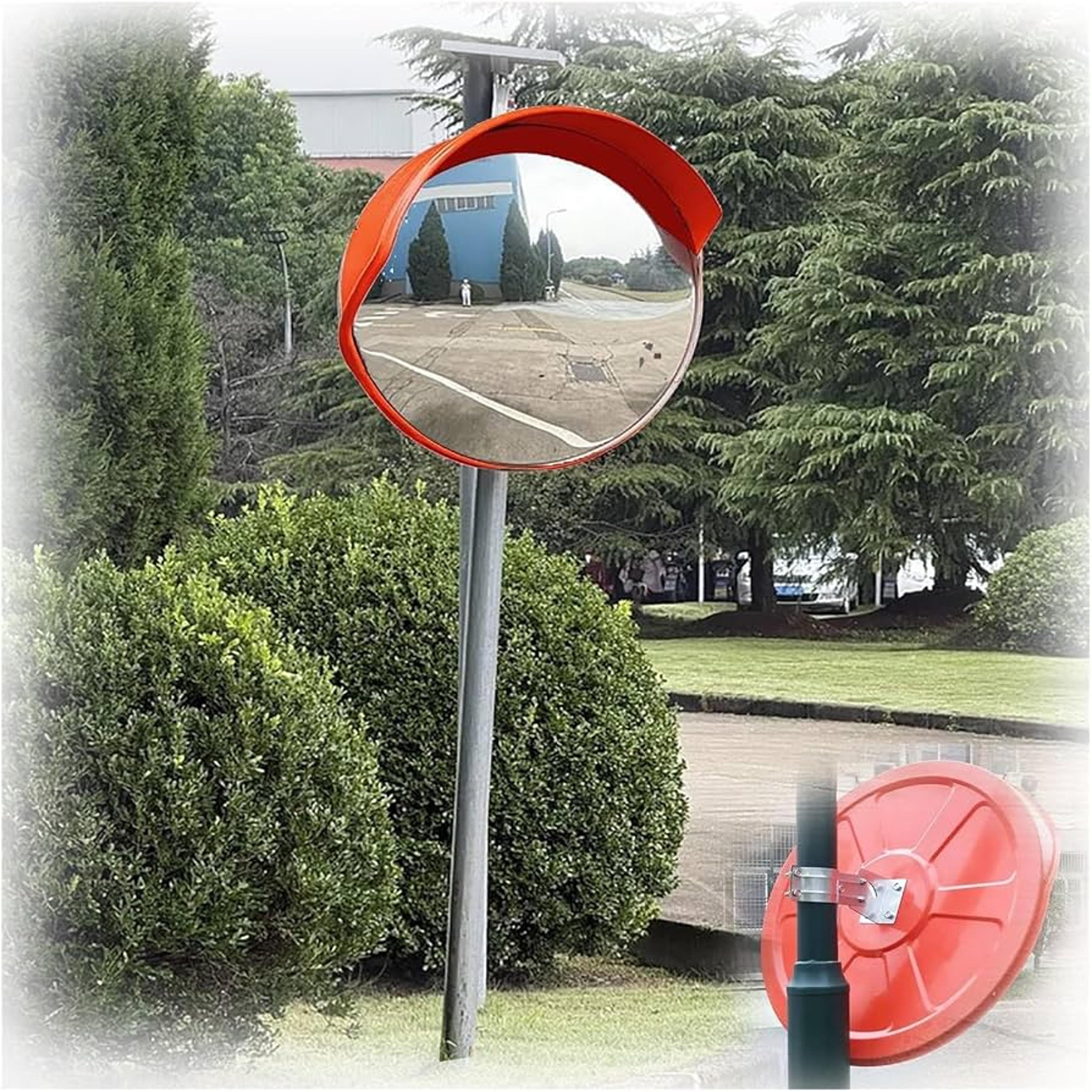 30cm convex safety mirror wide angle driveway garage parking security mirror
