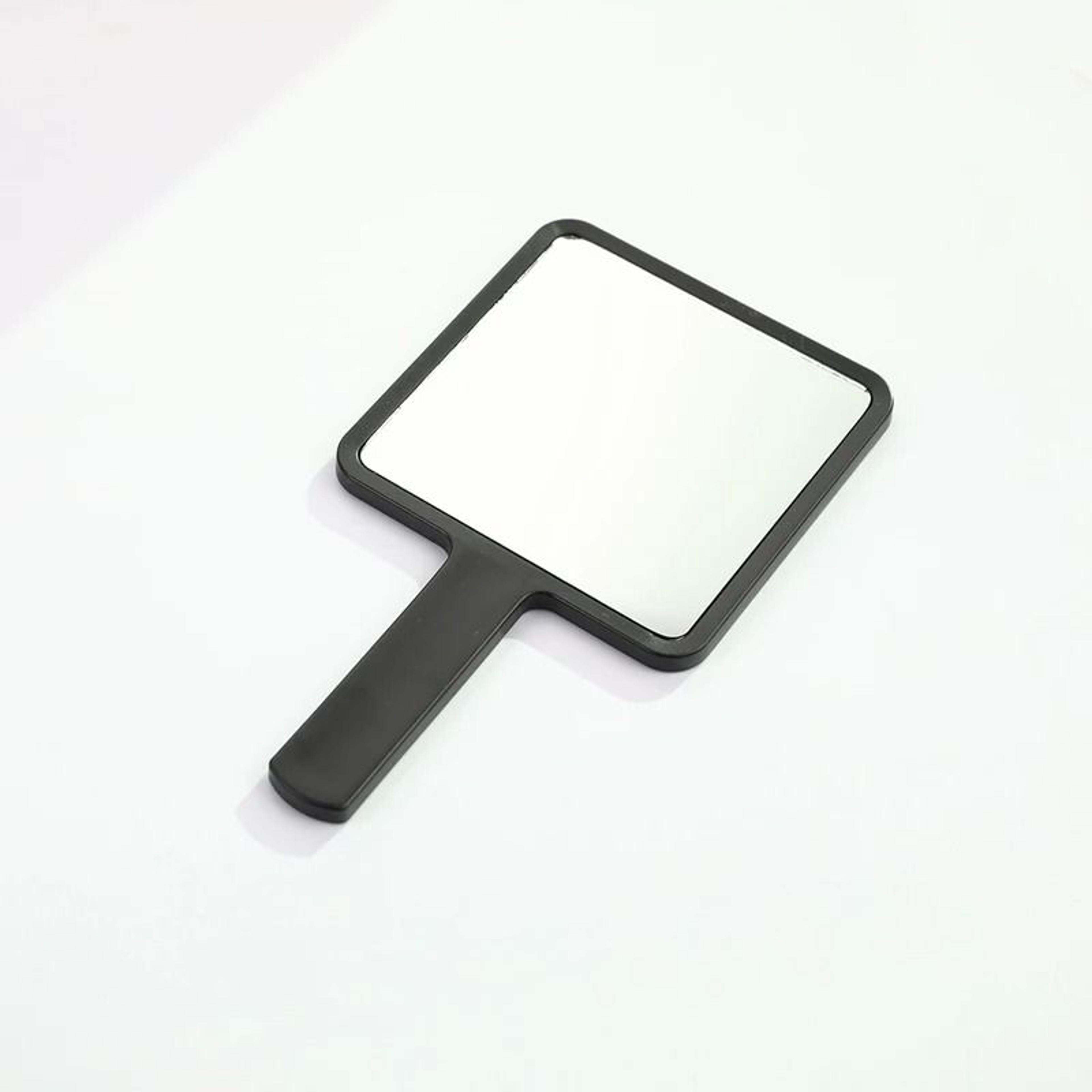 square handheld makeup mirror portable vanity mirror with comfortable handle