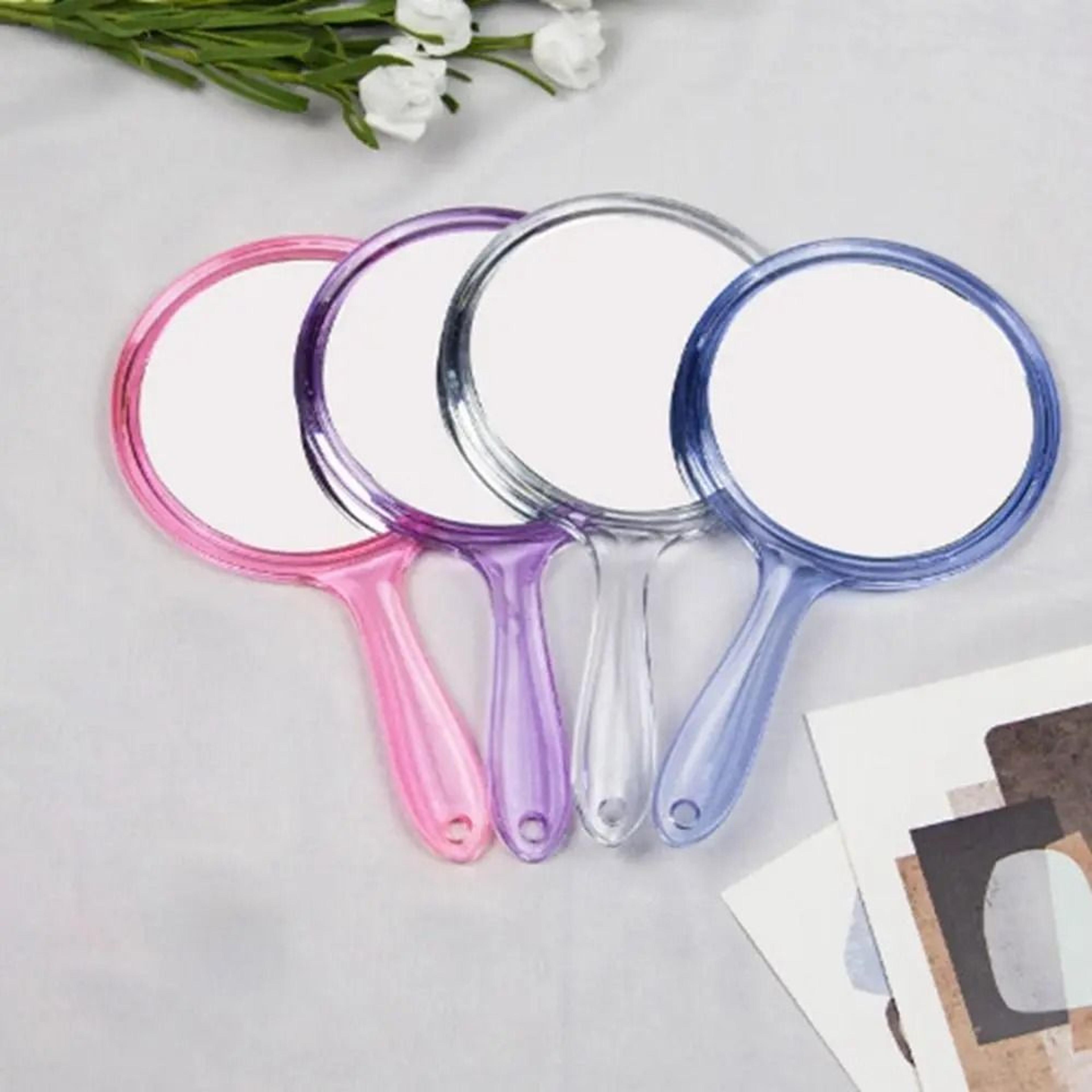 double sided handheld makeup mirror 1x 3x magnifying beauty mirror