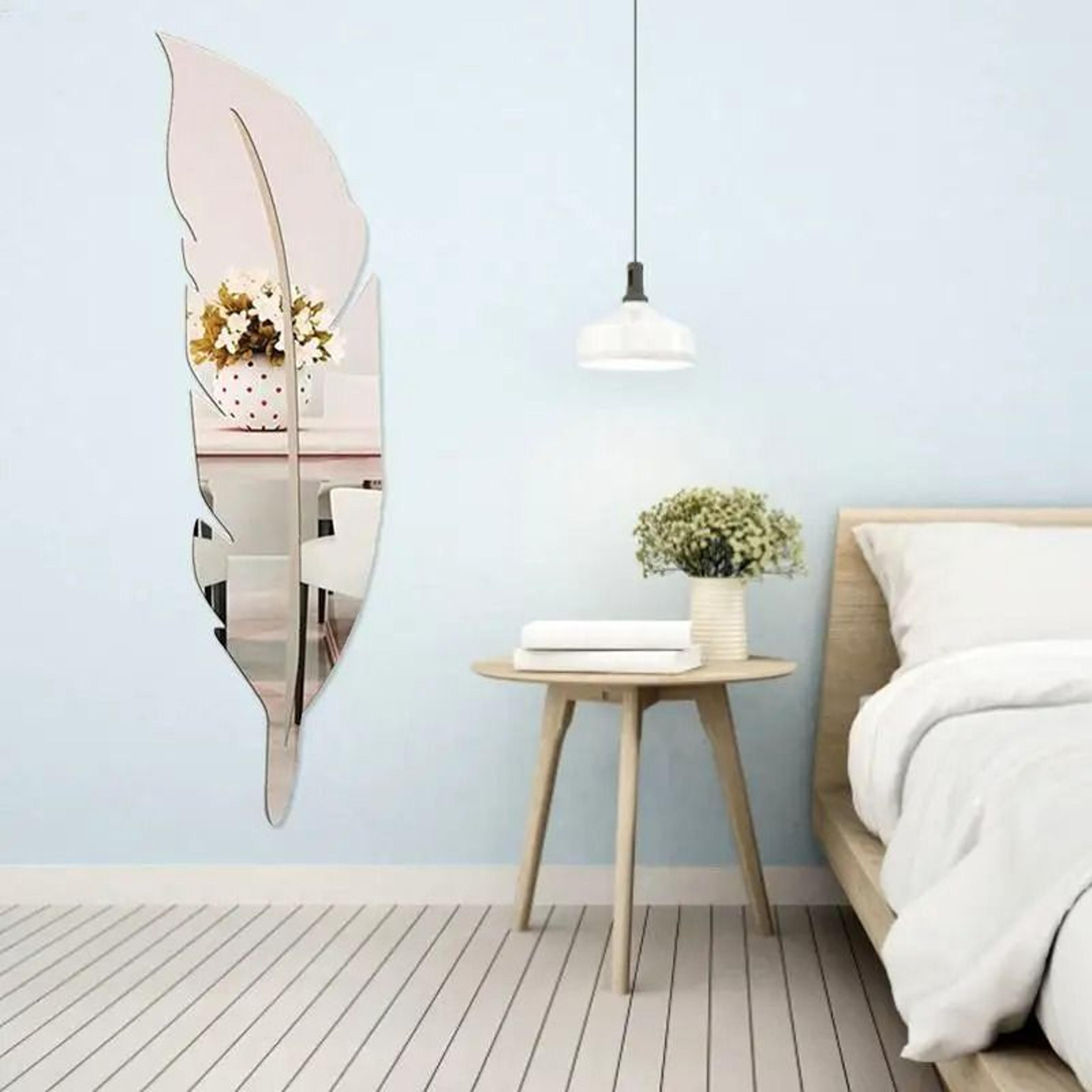 silver acrylic wall mirror peel and stick decorative mirror panel